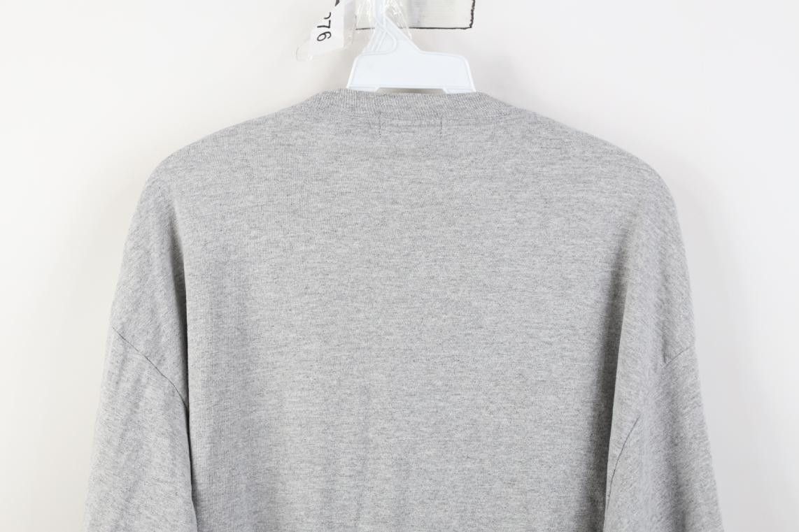 Vintage Vintage 90s Streetwear Long Sleeve Polo Shirt Gray Size US XXL / EU 58 / 5 - 14 Thumbnail