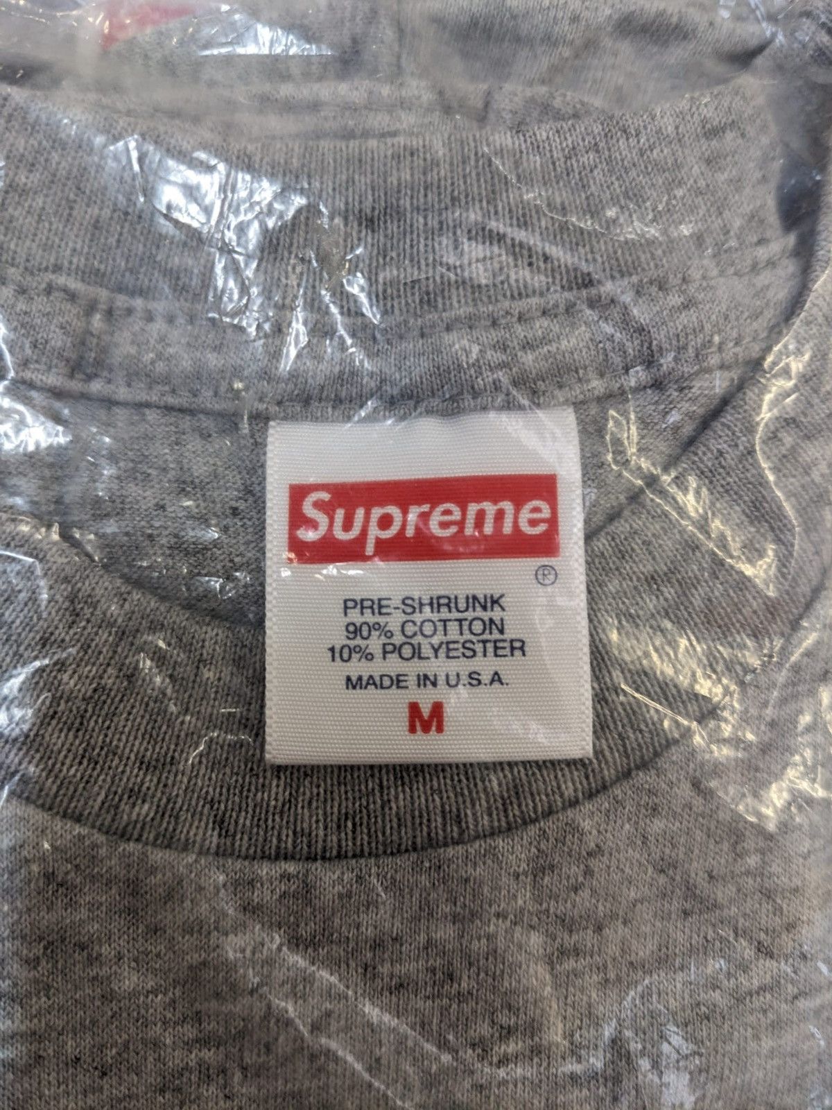 Supreme FW17 SUPREME NAS TEE HEATHER GREY M MEDIUM 2017 Size US M / EU 48-50 / 2 - 4 Thumbnail