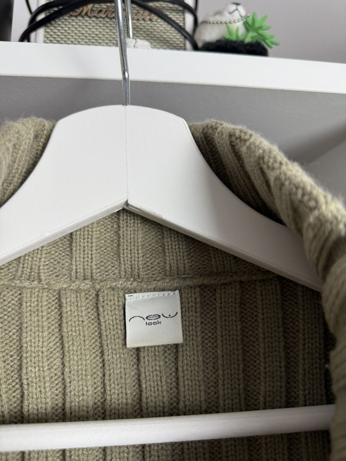 Japanese Brand Vintage y2k zip army ribbed sweater M military archive grunge Size US M / EU 48-50 / 2 - 8 Thumbnail