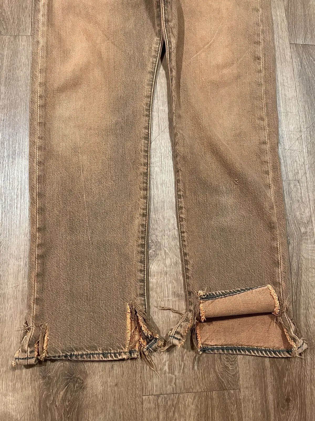 Levi's Orange Wash Levi’s 501 Size US 33 - 3 Thumbnail