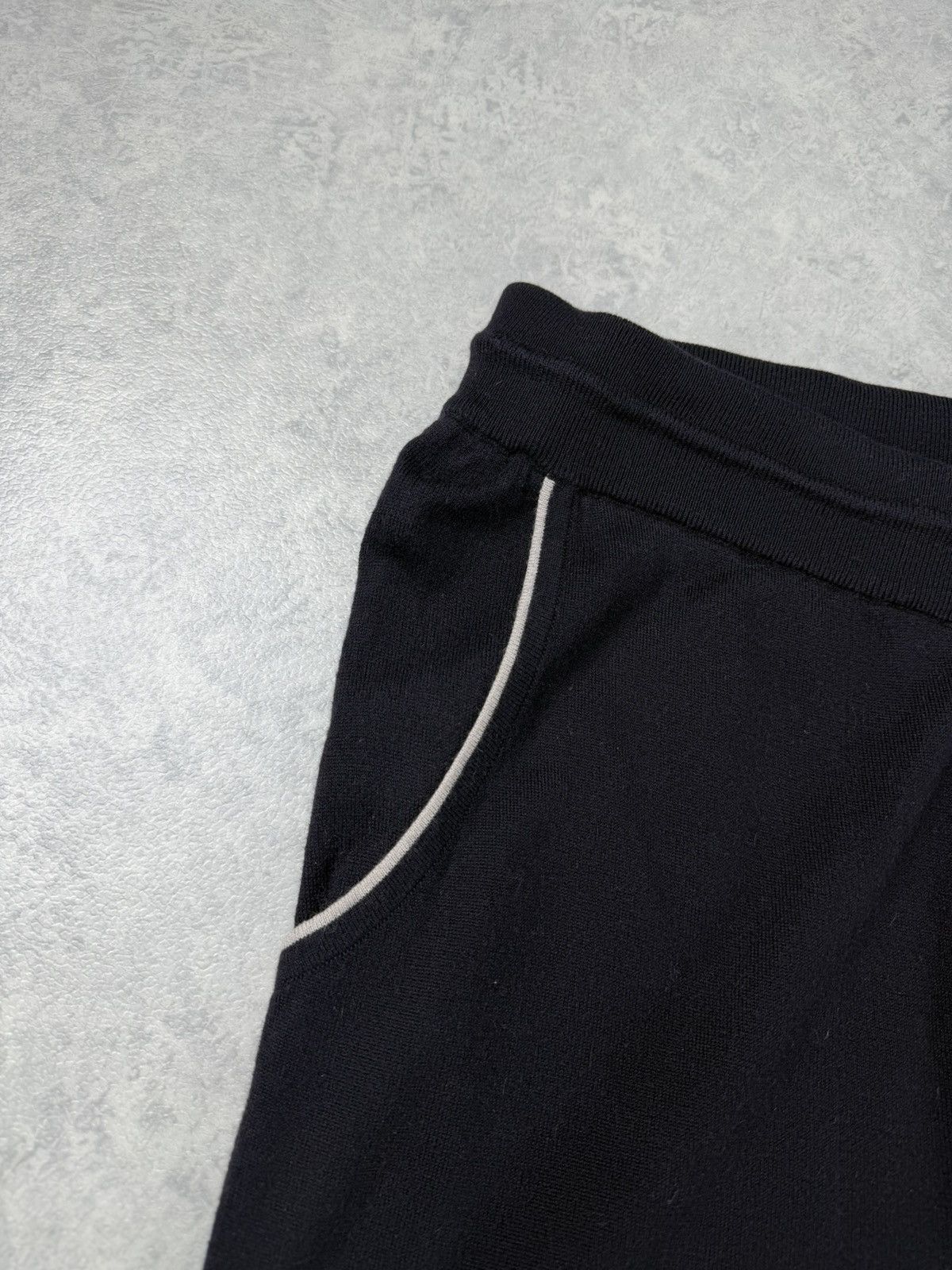 Loro Piana Loro Piana Cashmere Cotton Sweatpants Navy Size 3XL Size US 38 / EU 54 - 5 Thumbnail