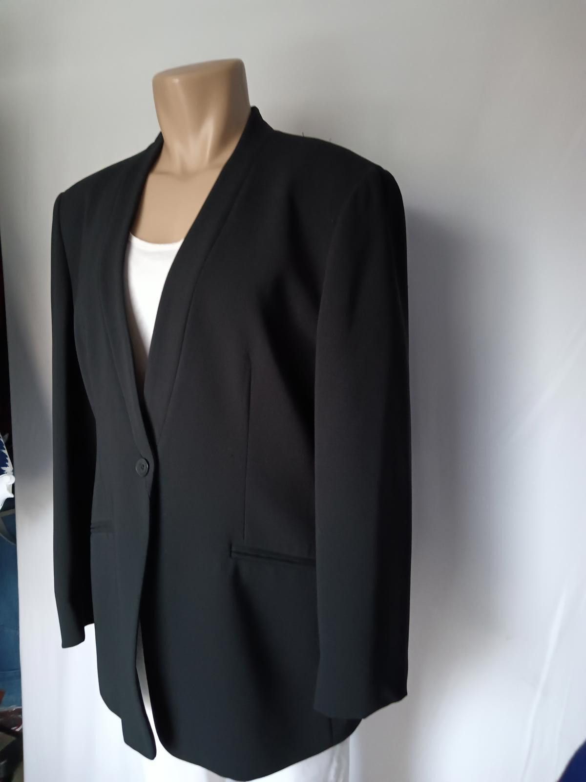 Jones New York Stylish Black Blazer by Jones New York Size L / US 10 / IT 46 - 2 Thumbnail