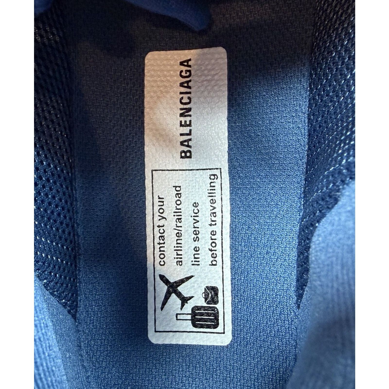 Balenciaga Size 39EU/6US - Balenciaga Track Blue LED Sneakers NEW! Size US 6 / EU 39 - 10 Thumbnail