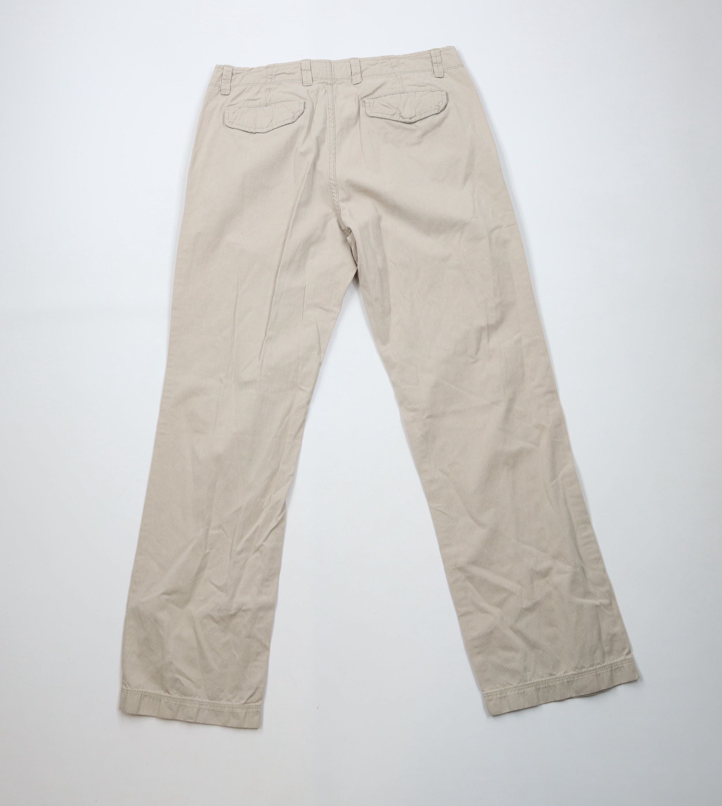 Gap × Vintage Vintage 90s Y2K Gap Surplus Pinstriped Wide Leg Chino Pants Size US 32 / EU 48 - 7 Thumbnail