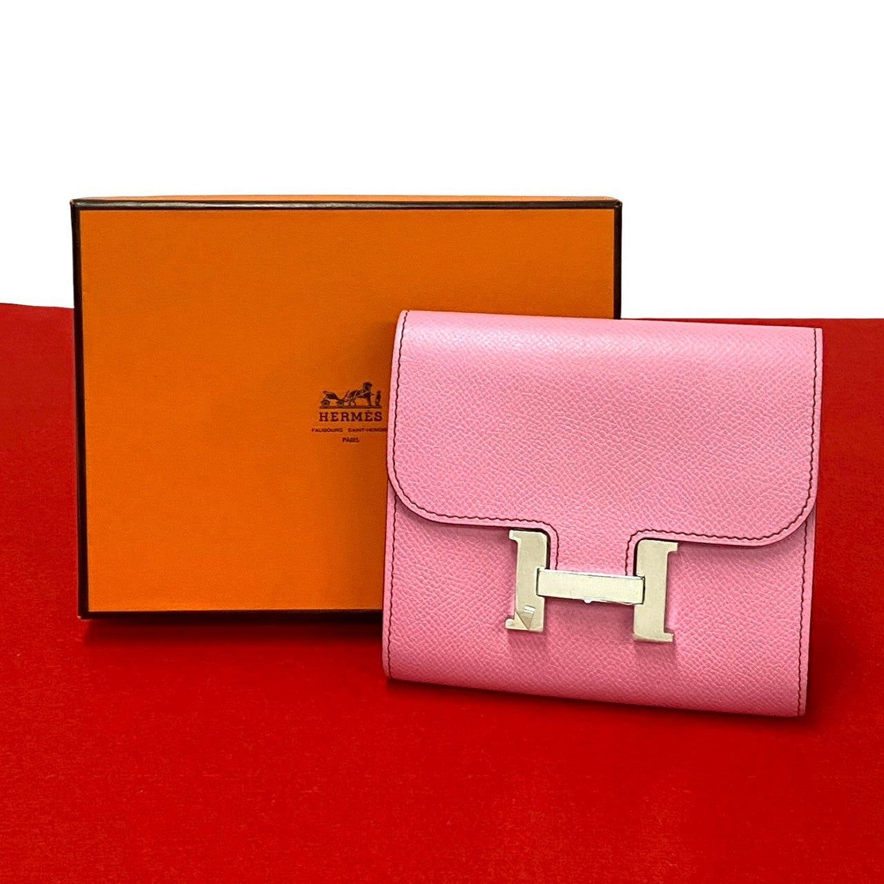 Hermes Pink Leather