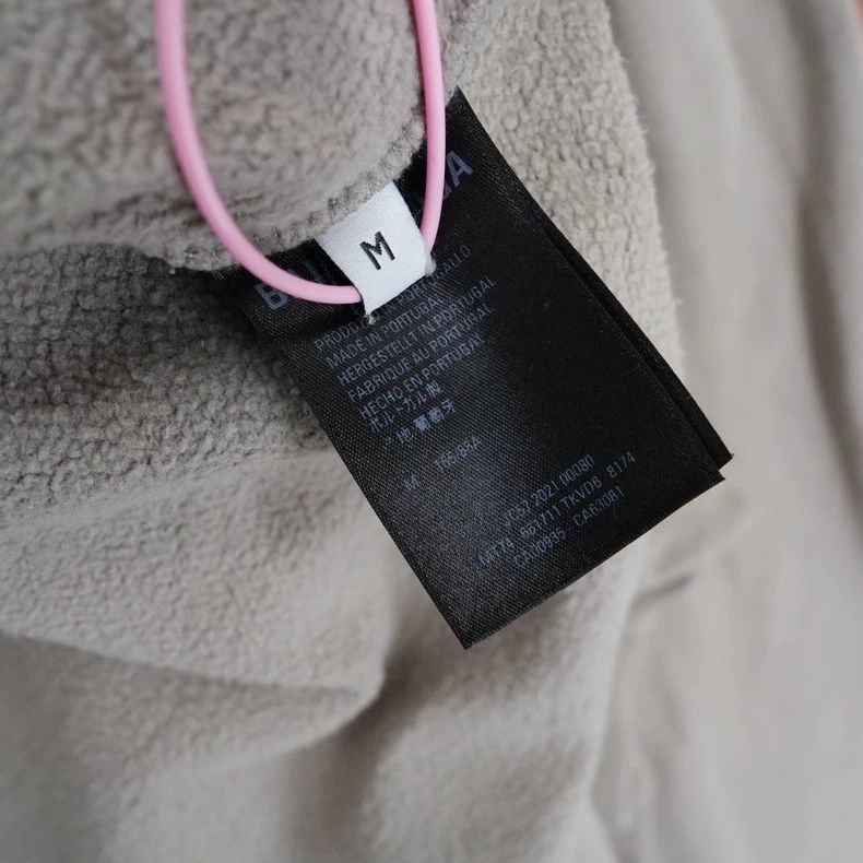 Balenciaga Balenciaga Blur Mosaic Logo Letter Distressed Hoodie Size US M / EU 48-50 / 2 - 5 Thumbnail