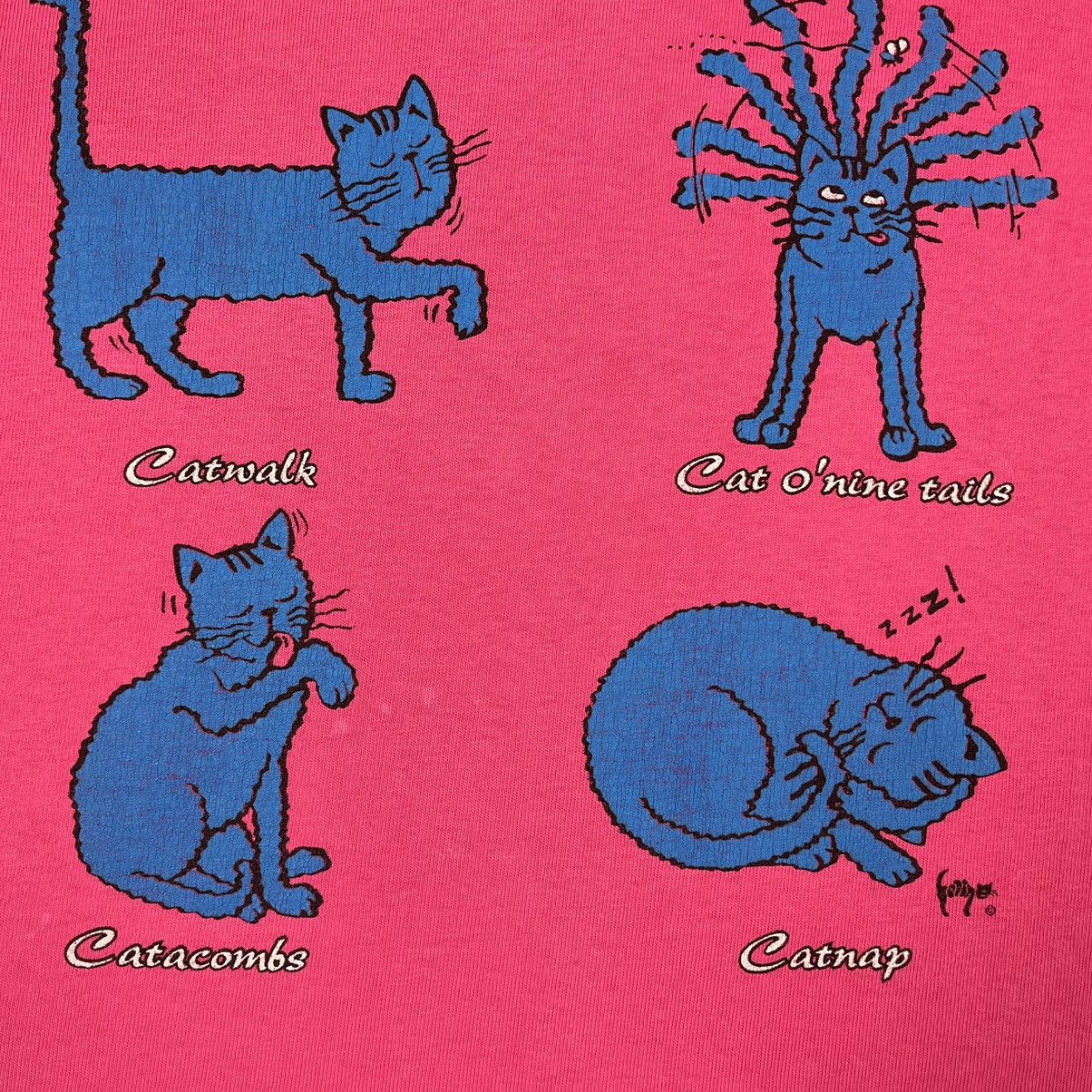 Vintage Vintage Cat Workout y2k graphic tee 90’s Size US M / EU 48-50 / 2 - 7 Thumbnail