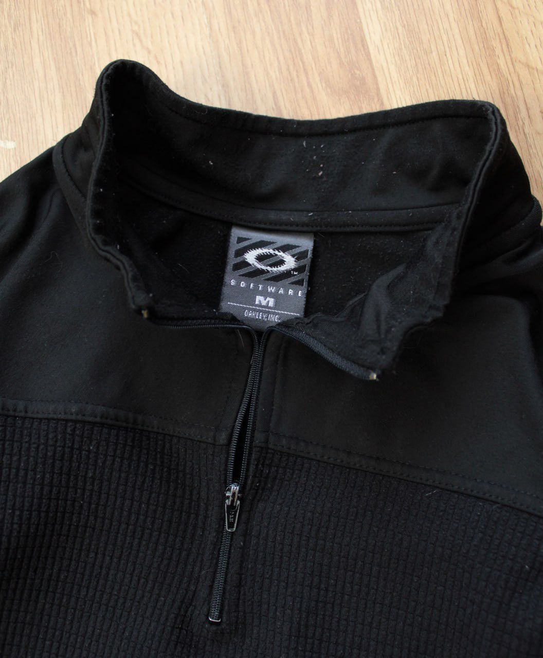 Vintage 🔥 Vintage Oakley Total Black FLEECE Jacket Gorpcore Y2K Size US M / EU 48-50 / 2 - 3 Thumbnail