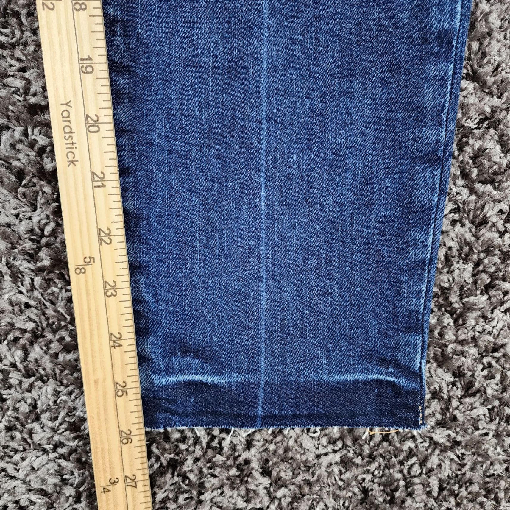 Old Navy VINTAGE? No. Just Old Navy Jeans High Rise Curvy Straight Slim Blue Jeans Size 2P Petite Women Size 26" / US 2 / IT 38 - 5 Thumbnail