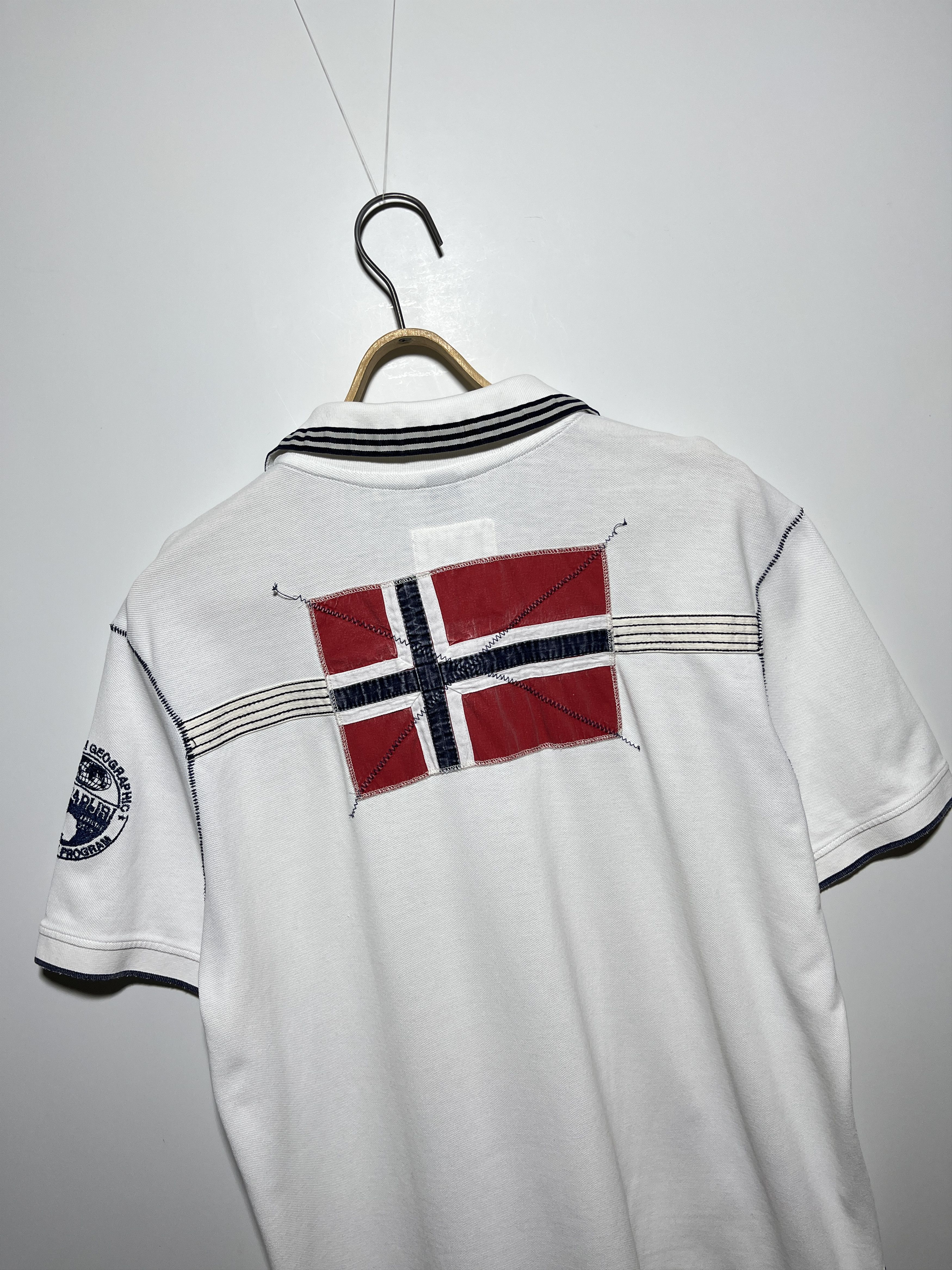 Napapijri Napapijri Research Program Big Flag Polo Shirt Size XL Size US XL / EU 56 / 4 - 5 Thumbnail