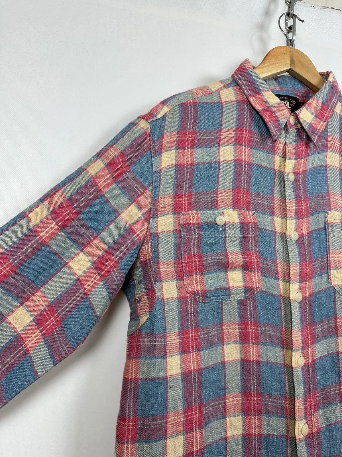 Polo Ralph Lauren RRL Ralph Lauren Double RL Flannel Long Sleeve Button Shirt Size US M / EU 48-50 / 2 - 10 Thumbnail