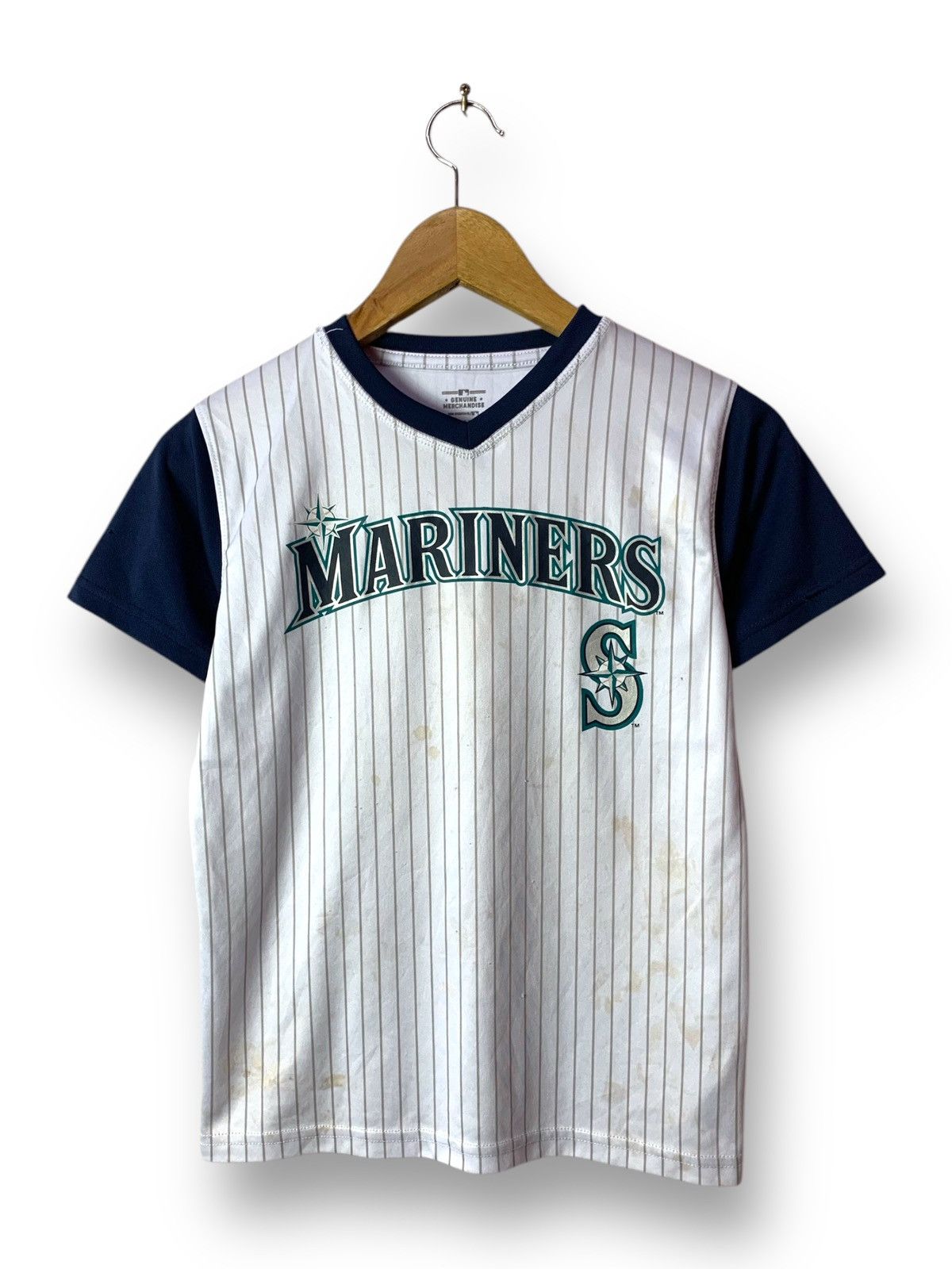 MLB 🔥Seattle Mariners MLB Kids Jersey Official Merch Size US XS / EU 42 / 0 - 1 Thumbnail