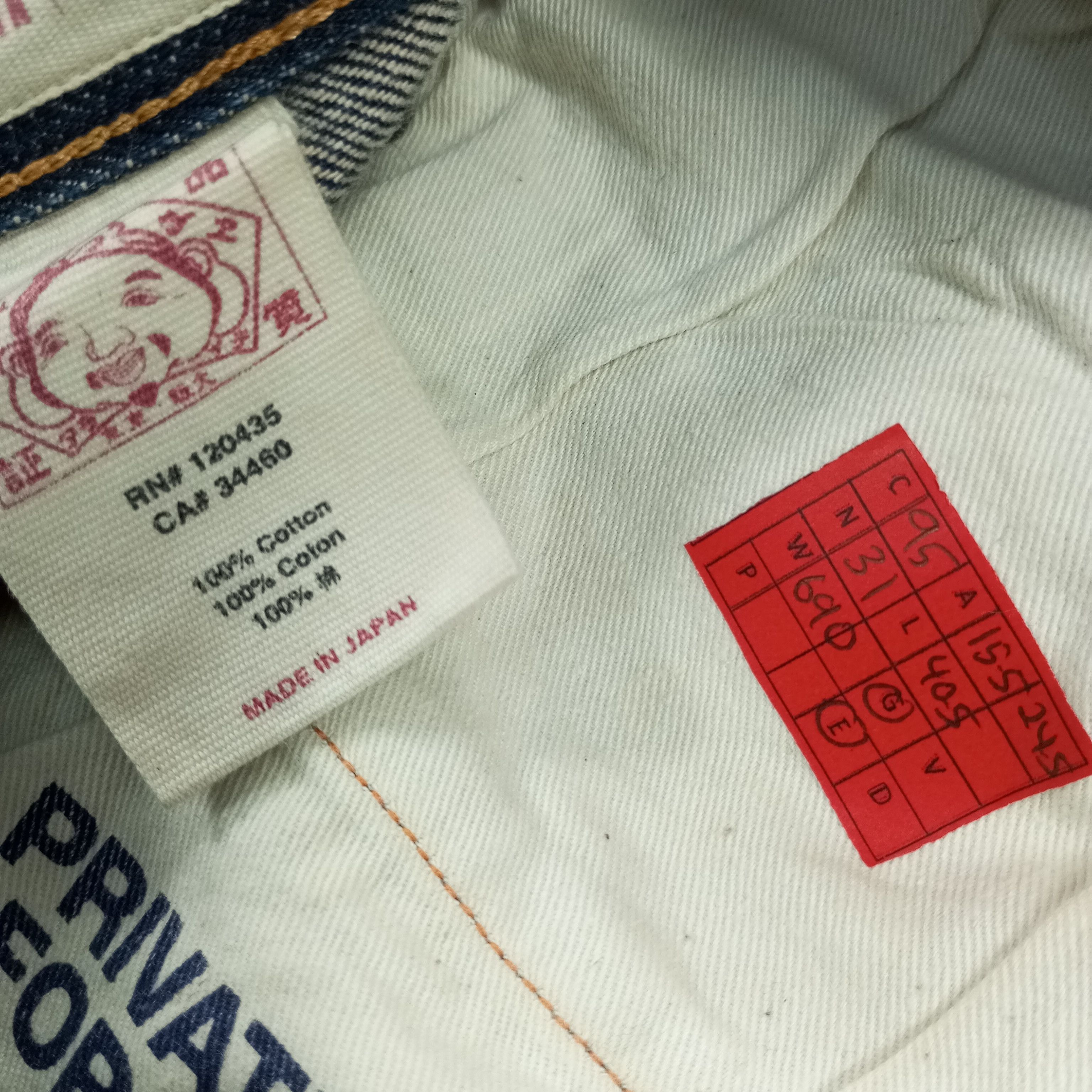 Evisu Evisu Jeans Japanese Brand Streetwear Custom Daicock Style Size US 31 - 13 Thumbnail