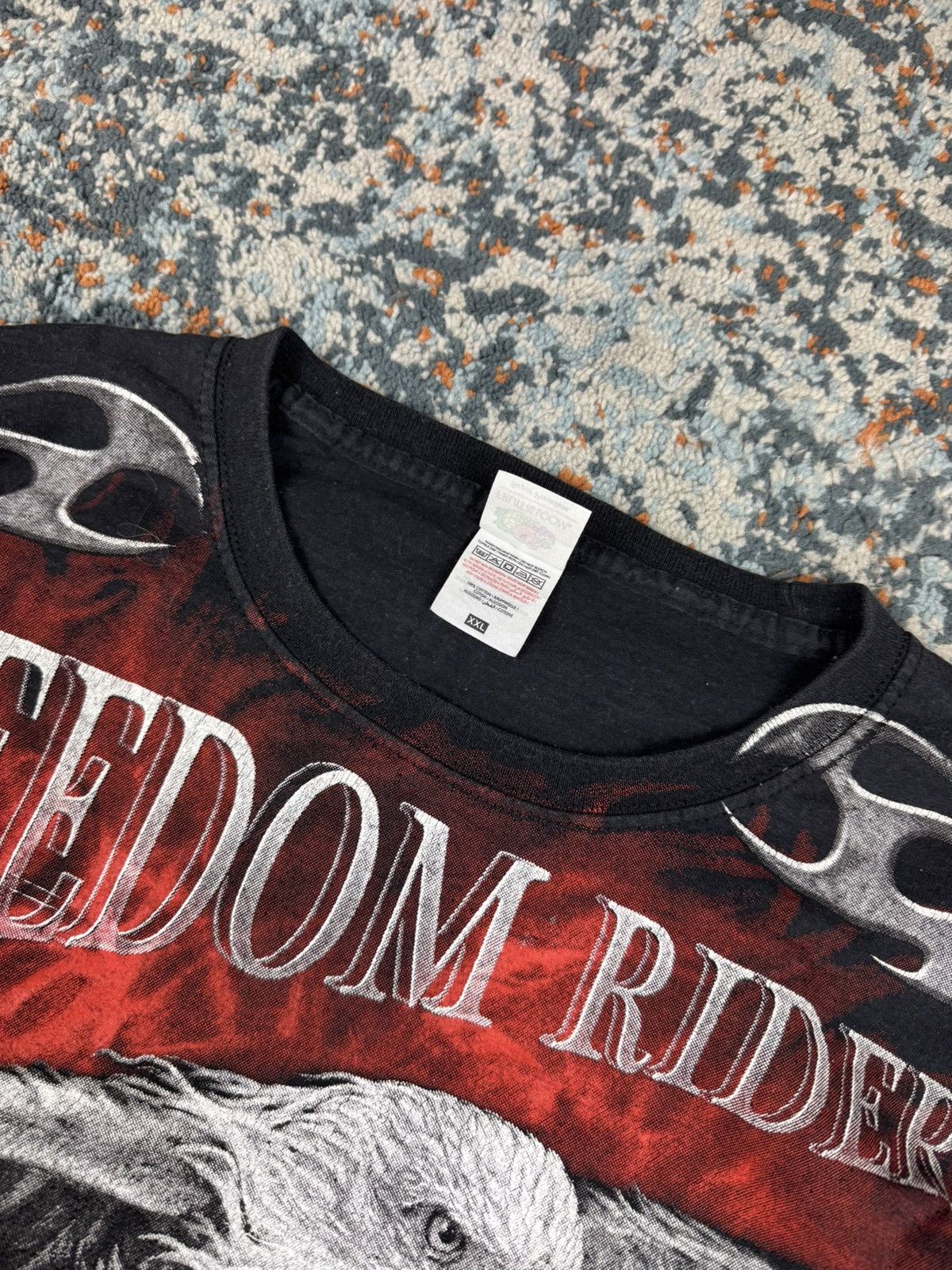 Vintage × West Coast Choppers Vintage Y2K Freedom riders Route 66 all over print tee Size US XXL / EU 58 / 5 - 10 Thumbnail