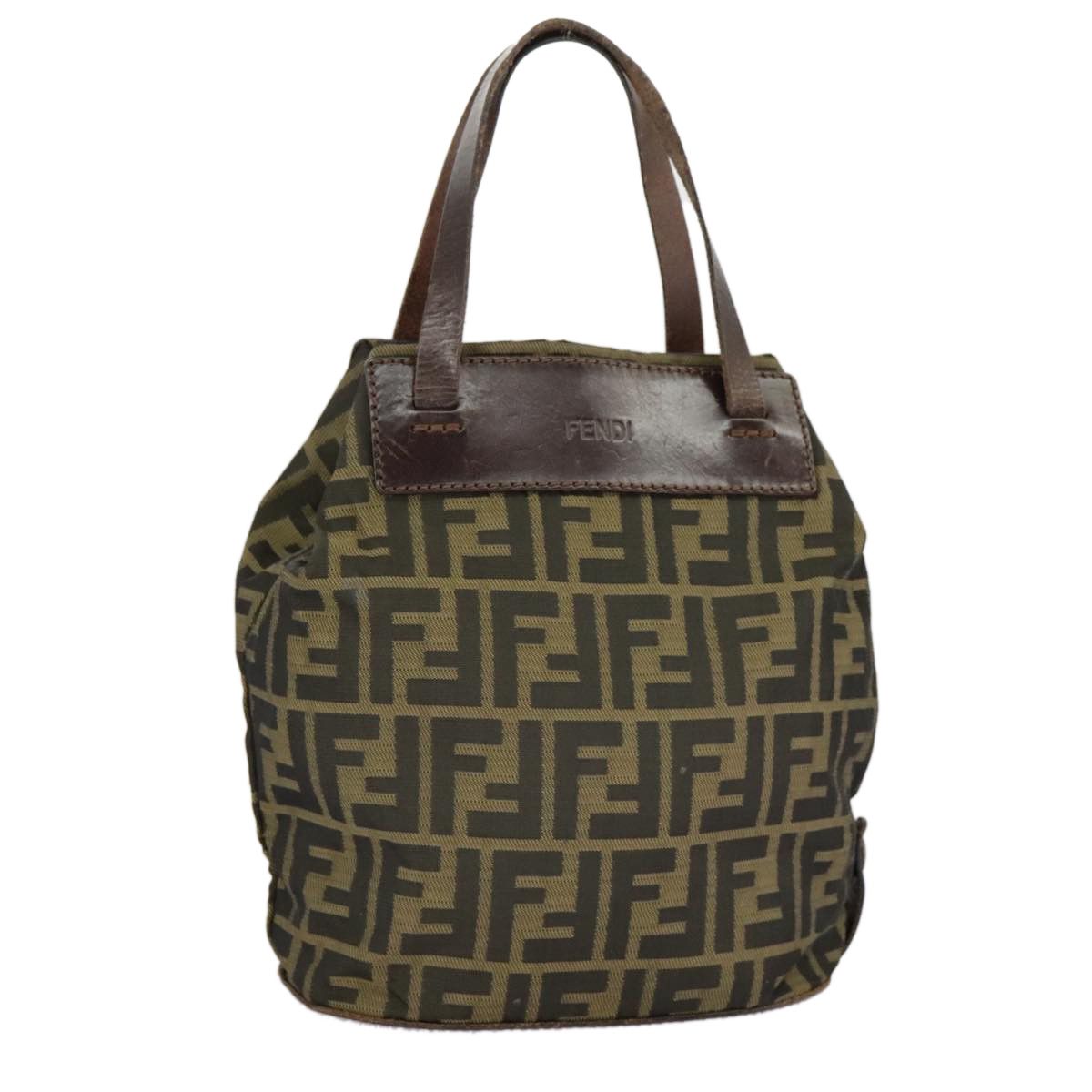 Fendi Roll Bag Khaki Canvas Handbag (Pre-Owned) Size ONE SIZE - 1 Thumbnail