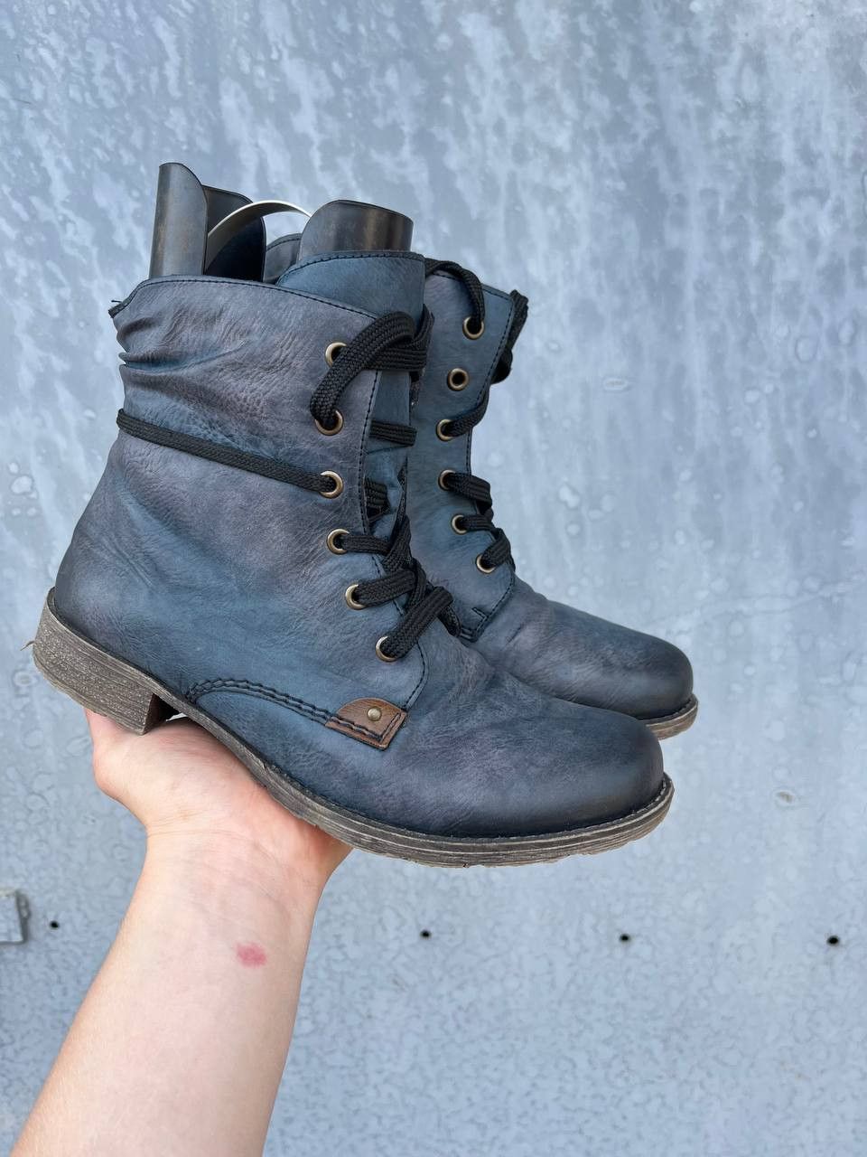 If Six Was Nine × Japanese Brand × Vintage Vintage As 98 Guidi style Faded Biker High Boots Size US 7 / EU 40 - 1 Thumbnail
