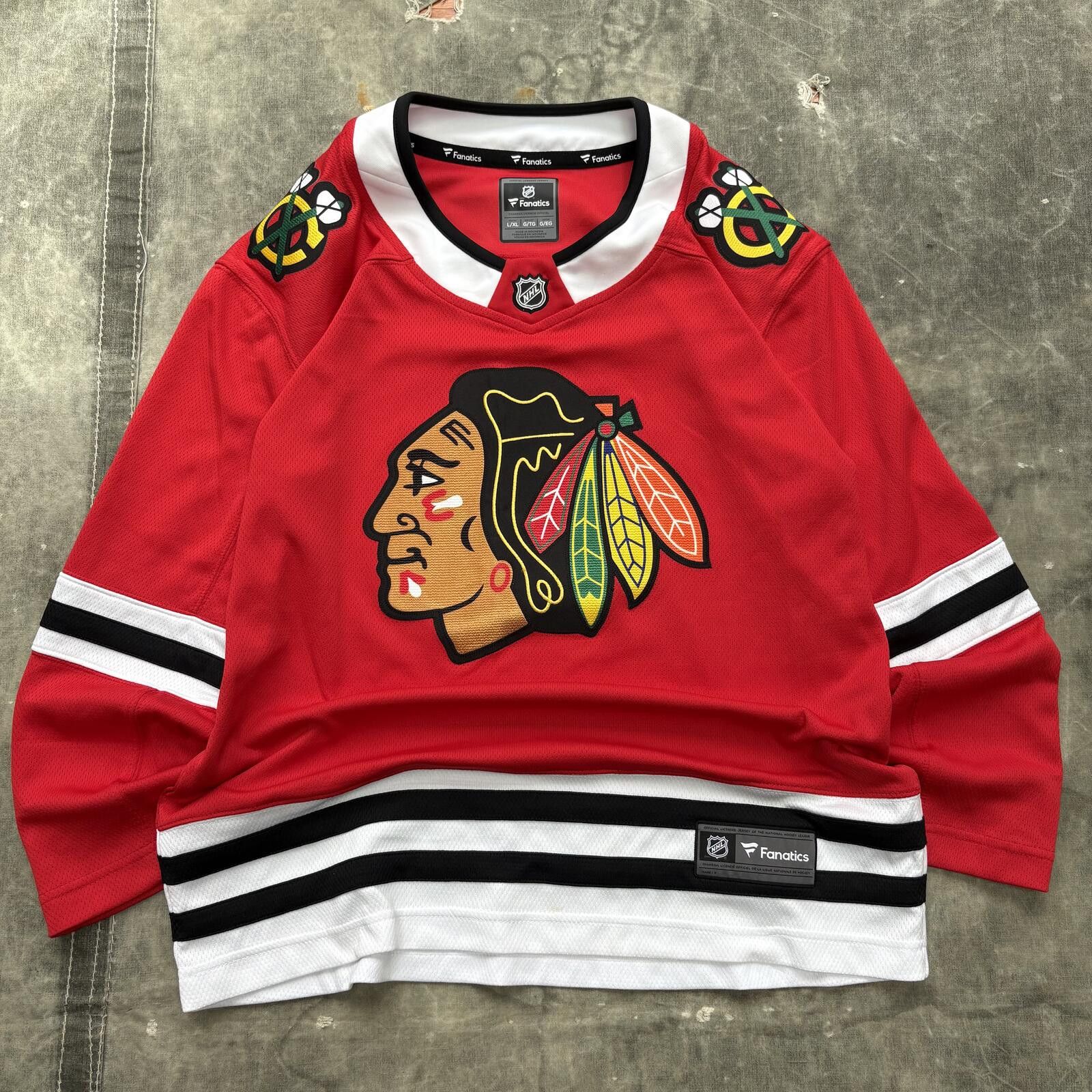 NHL Chicago Blackhawks Fanatics NHL Sportswear Ice Hockey Jersey Size US M / EU 48-50 / 2 - 1 Thumbnail