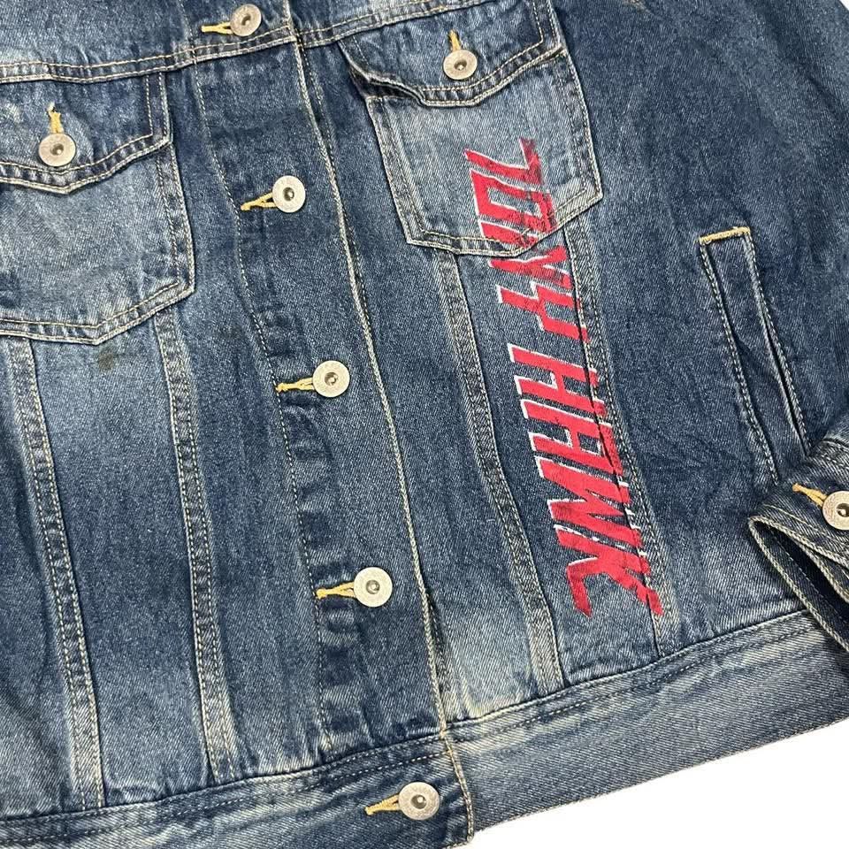 Tony Hawk Denim Jacket By Gu x Tony Hawk Powell Peralta Skatewear Size US M / EU 48-50 / 2 - 4 Thumbnail