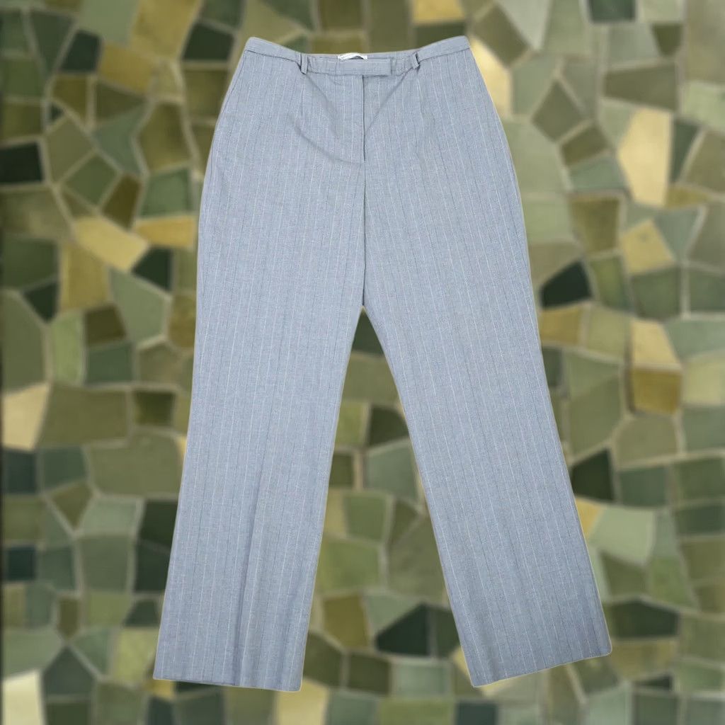 Pendleton Pendleton grey glen plaid high rise straight leg trouser pants 12 Womens Wool Polyester Spandex Dress Pants Workwear Plaid Grey Rise High Size 34" / US 12 / IT 48 - 1 Thumbnail