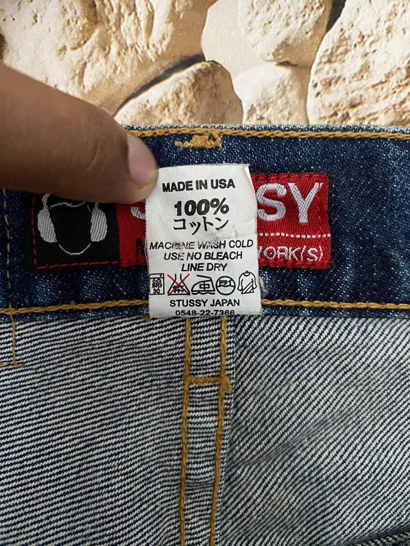 Stussy × Vintage Vintage Stussy Workwear International N.Y.L.T.L.A Jeans Size US 32 / EU 48 - 8 Thumbnail