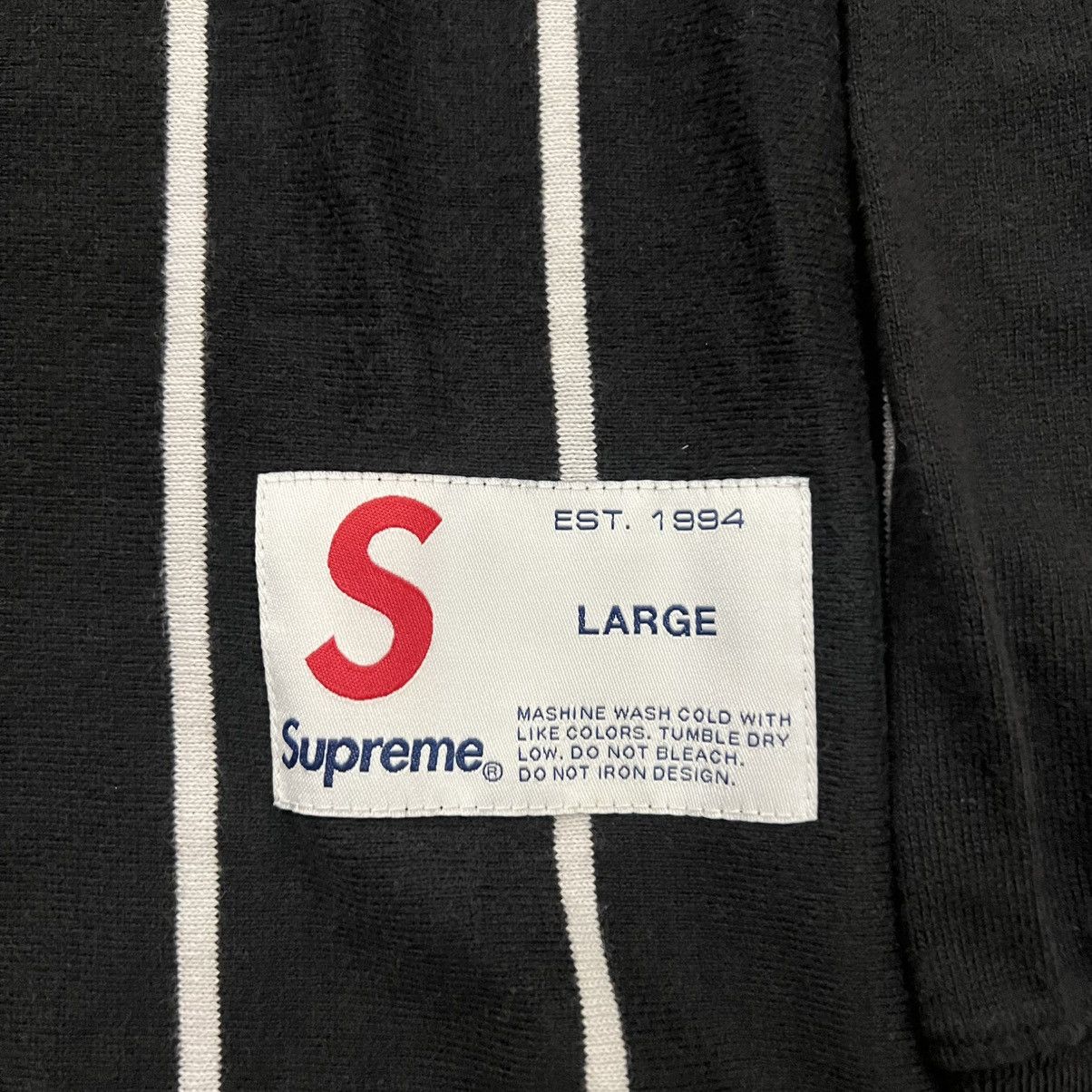 Supreme Supreme Striped Raglan Shirt Size US L / EU 52-54 / 3 - 4 Thumbnail