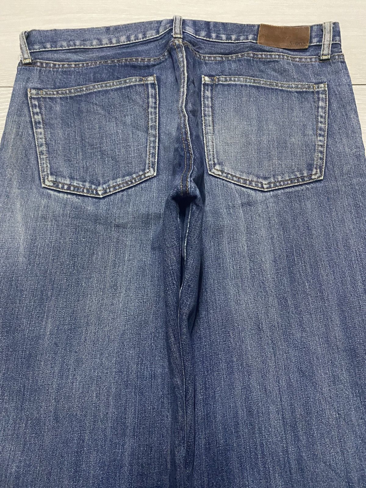 Uniqlo Vintage Japanese Brand Uniqlo S002 Faded Distressed Baggy Size US 36 / EU 52 - 4 Thumbnail
