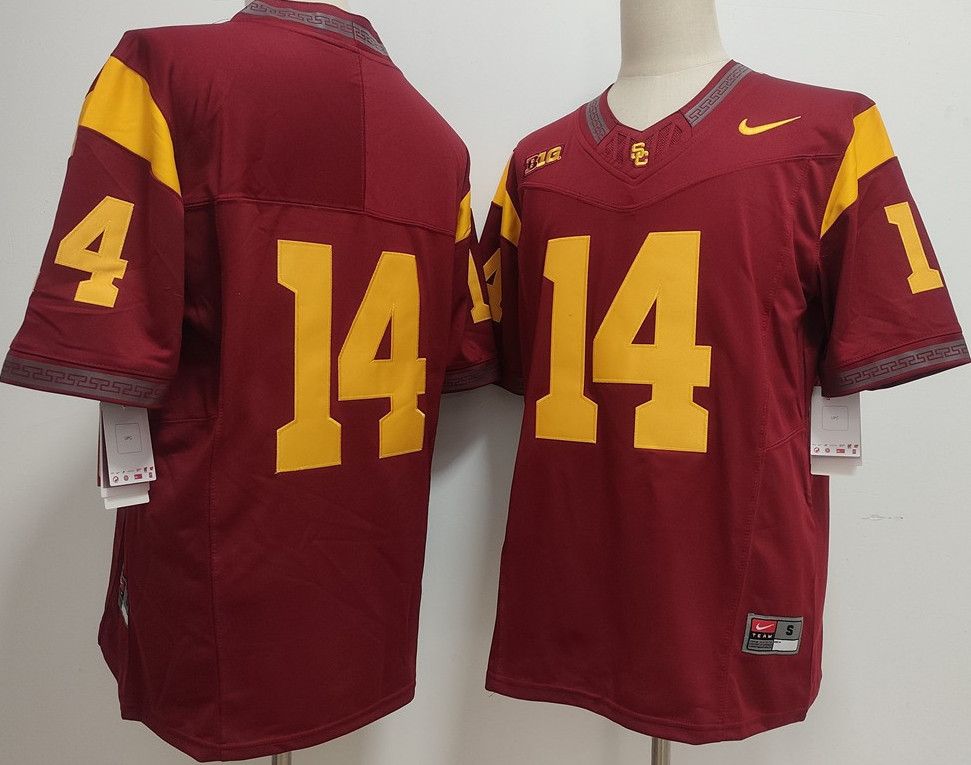 Other Men's NCAA USC Trojans 14 Jayden Maiava Red No Name Jersey Size US M / EU 48-50 / 2 - 1 Thumbnail