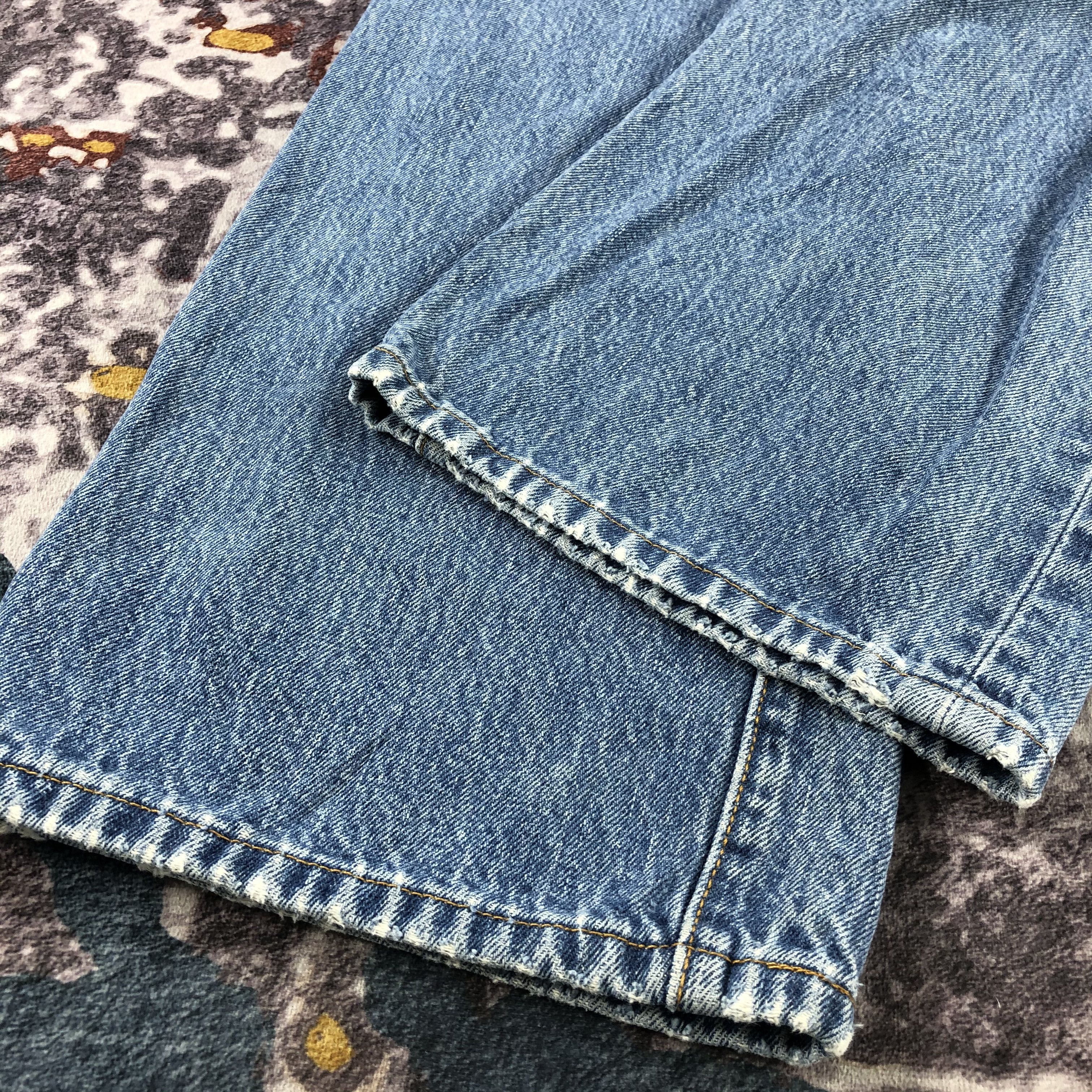 Levi's × Vintage Vintage 90s Blue Wash Levis 501 Jeans-JM2950 Size US 36 / EU 52 - 4 Thumbnail
