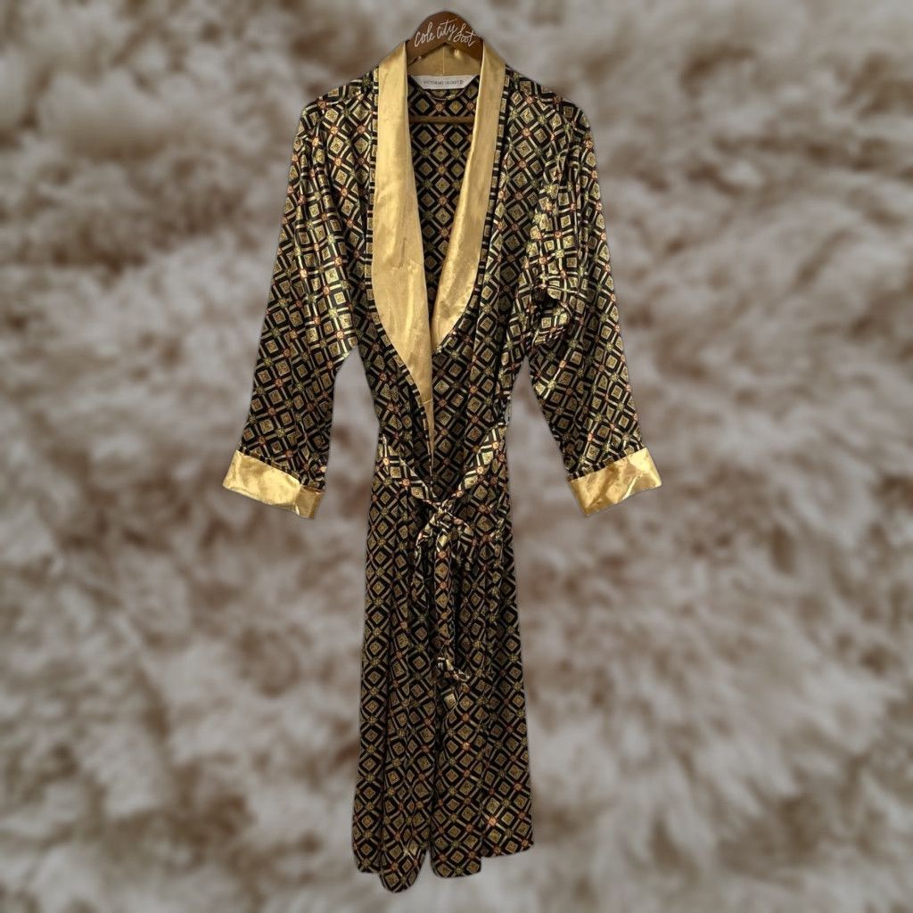 Victoria's Secret VINTAGE Victorias Secret Robe Large Silky Printed ...