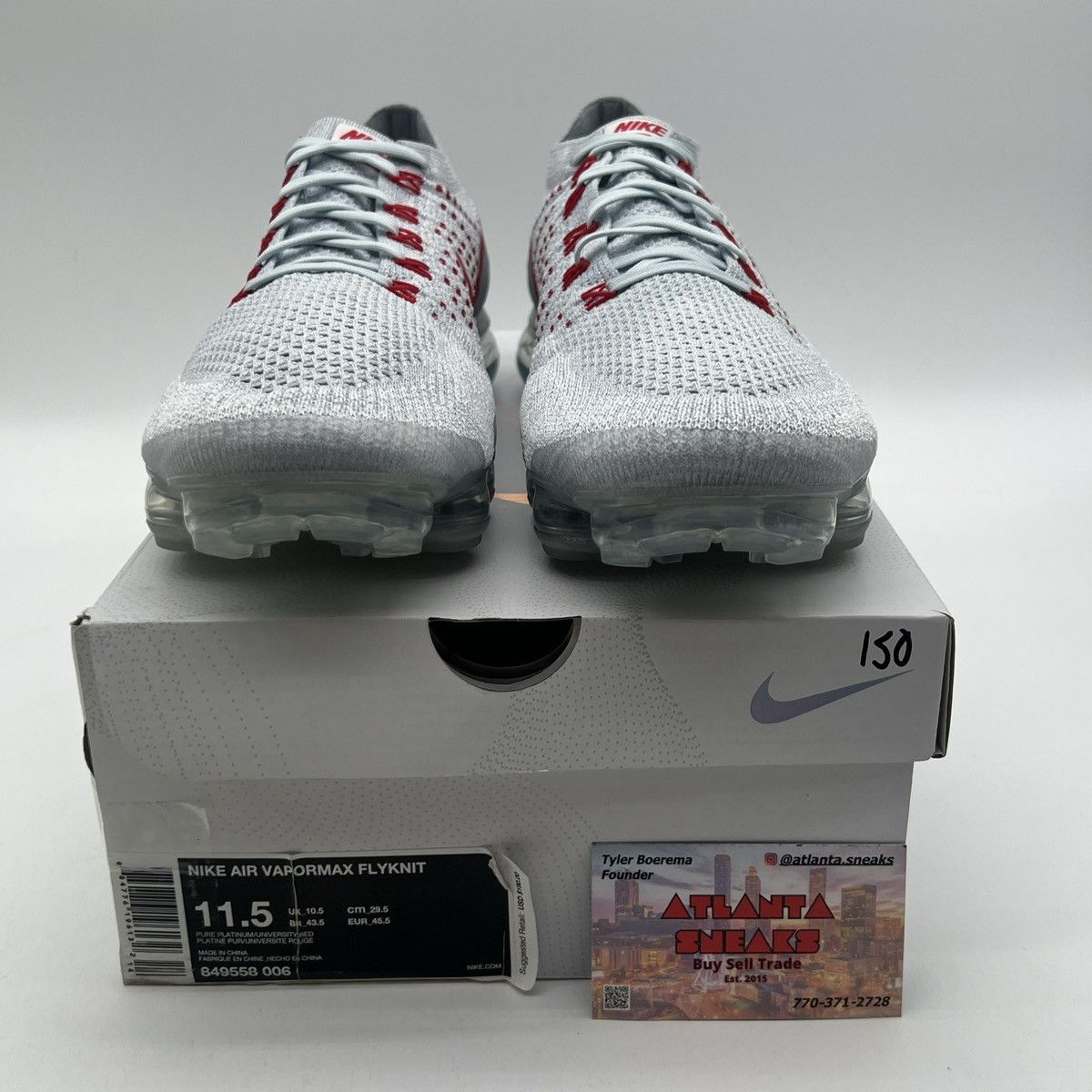 Nike Air VaporMax Og Size US 11.5 / EU 44-45 - 2 Thumbnail