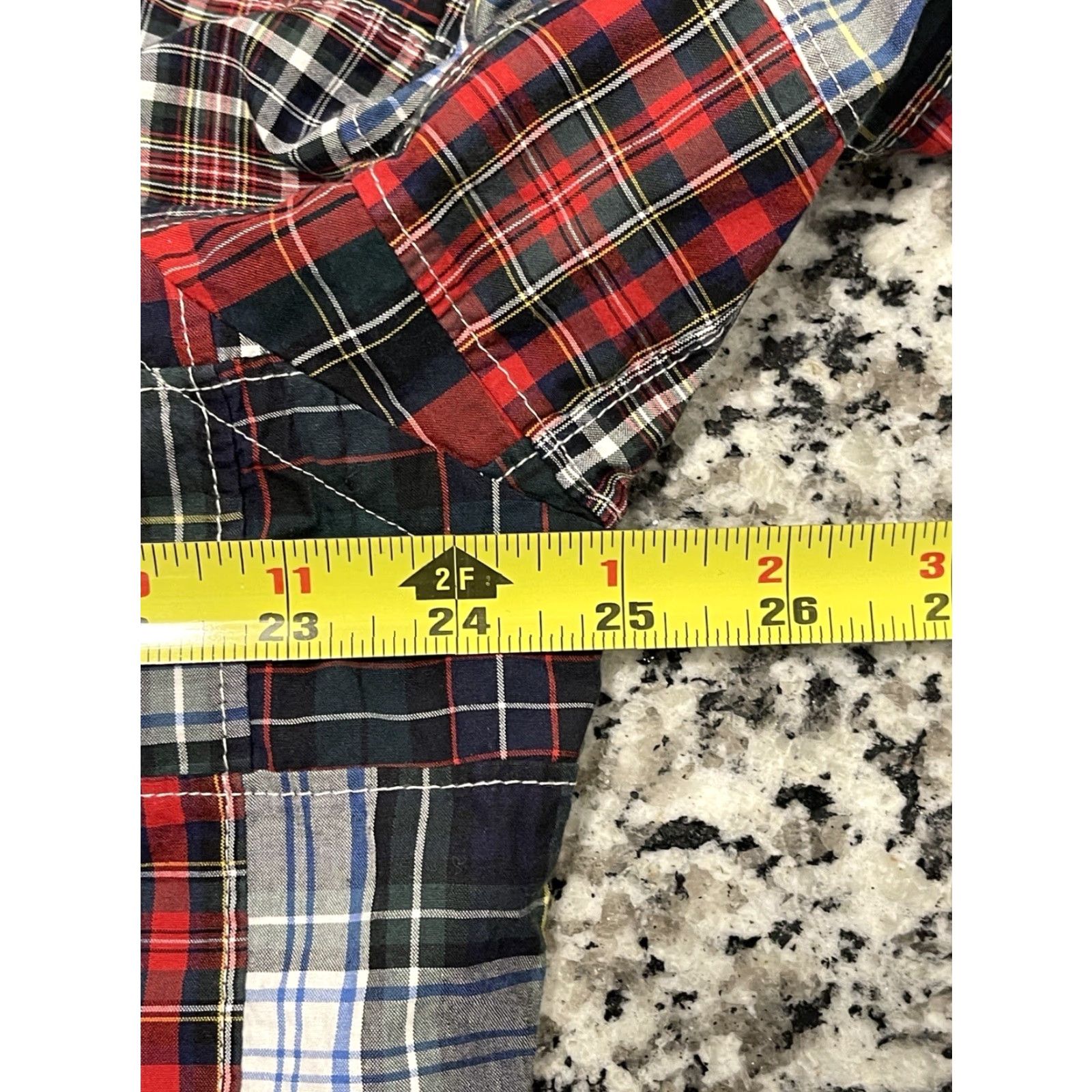 Polo Ralph Lauren Polo Ralph Lauren Shirt Men's XL Multicolor Plaid Button-Up Long Sleeve Madras Patchwork Mens Size US XL / EU 56 / 4 - 4 Thumbnail