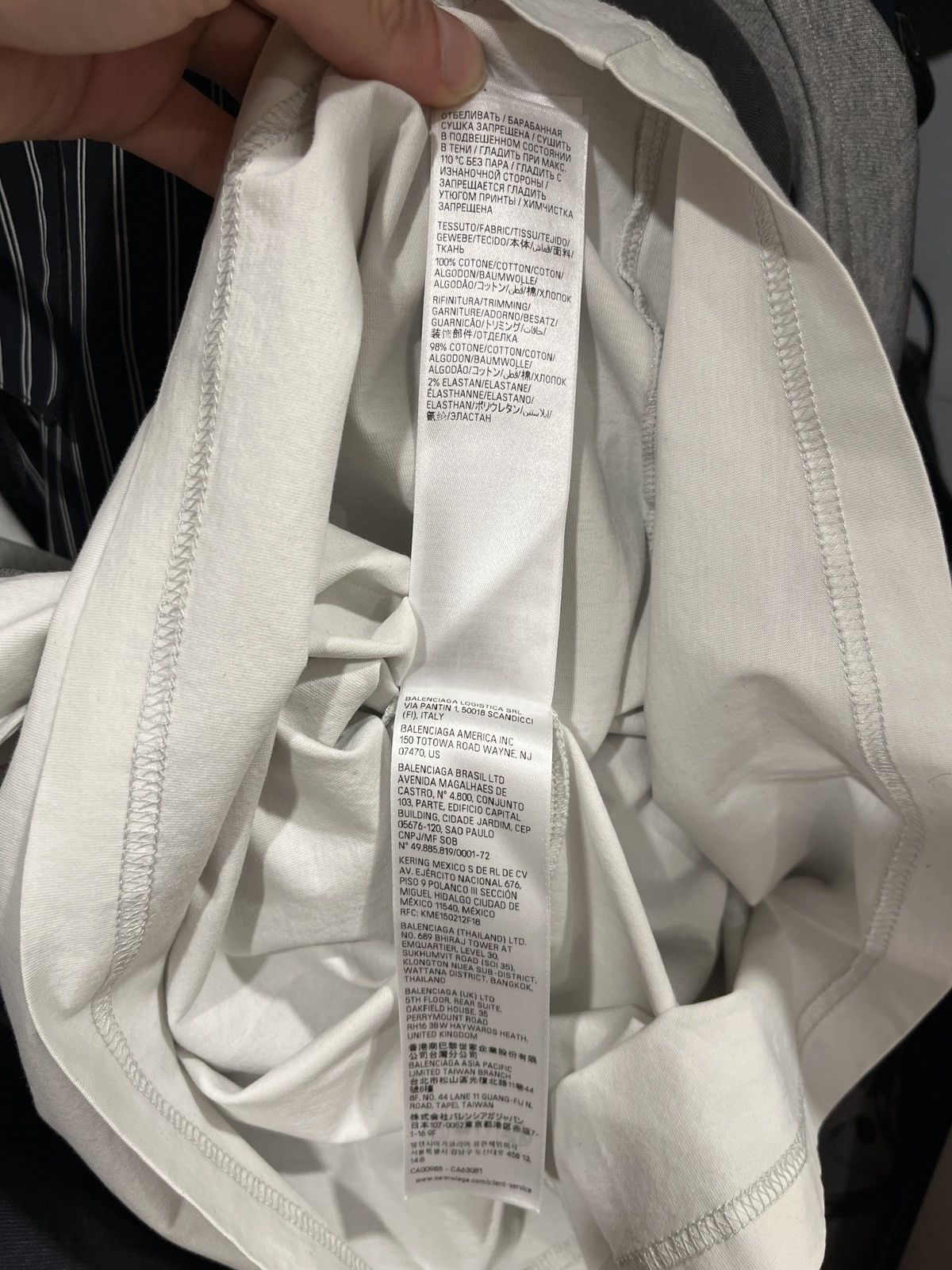 Balenciaga Balenciaga knife pump white tee shirt Size US L / EU 52-54 / 3 - 9 Thumbnail