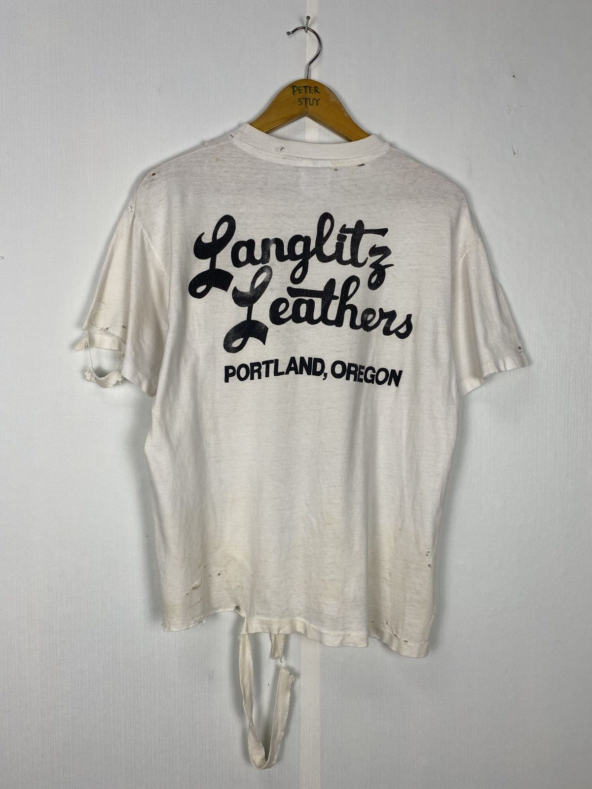 Vintage Vintage 80s Langlitz Leather Size US M / EU 48-50 / 2 - 3 Thumbnail