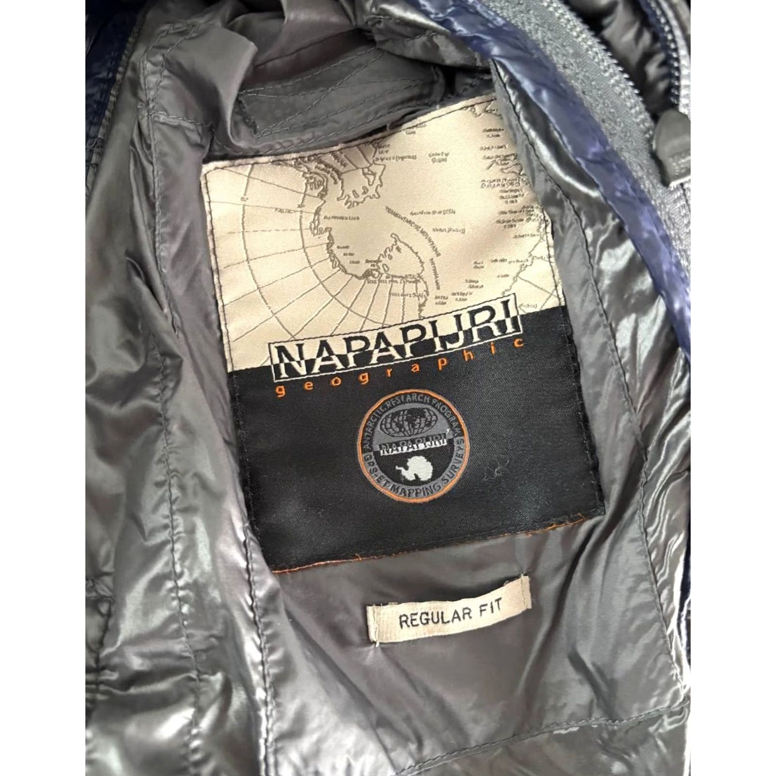 Napapijri Napapijri Jacket M Puffer Gray Men Regular Logo Vintage No Size US M / EU 48-50 / 2 - 7 Thumbnail