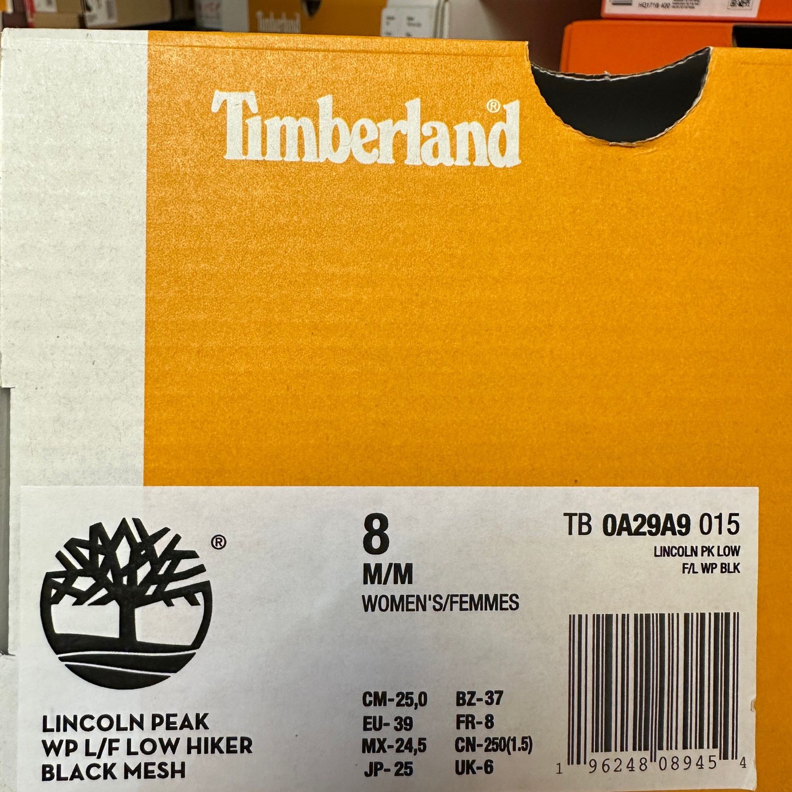 Timberland TIMBERLAND WOMEN'S 8 LINCOLN PEAK LITE WATERPROOF HIKING SHO Size US 8 / IT 38 - 8 Thumbnail