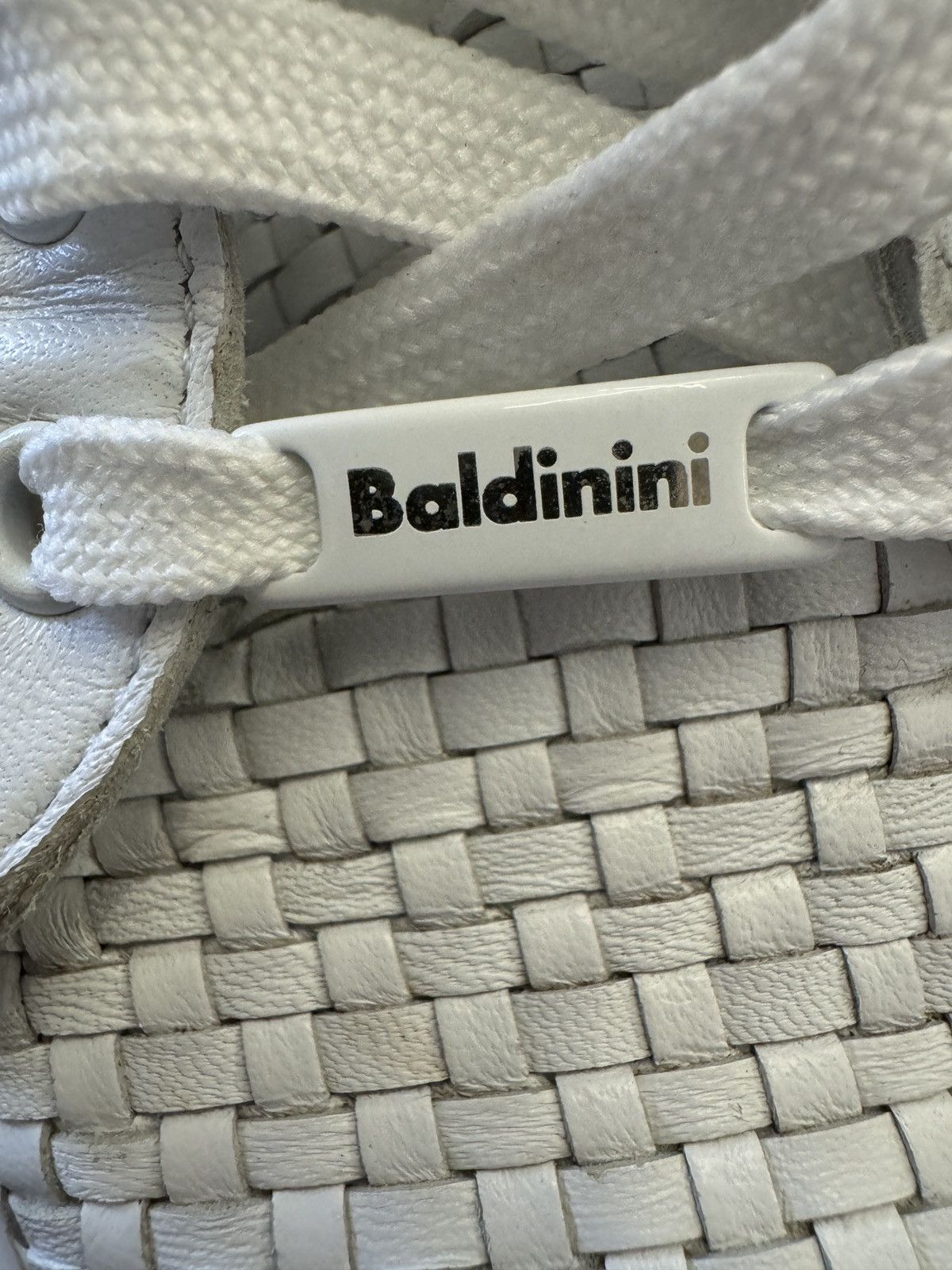 Baldinini Baldinini - Leather Woven Italian Designer Trainers Size US 10 / EU 43 - 8 Thumbnail