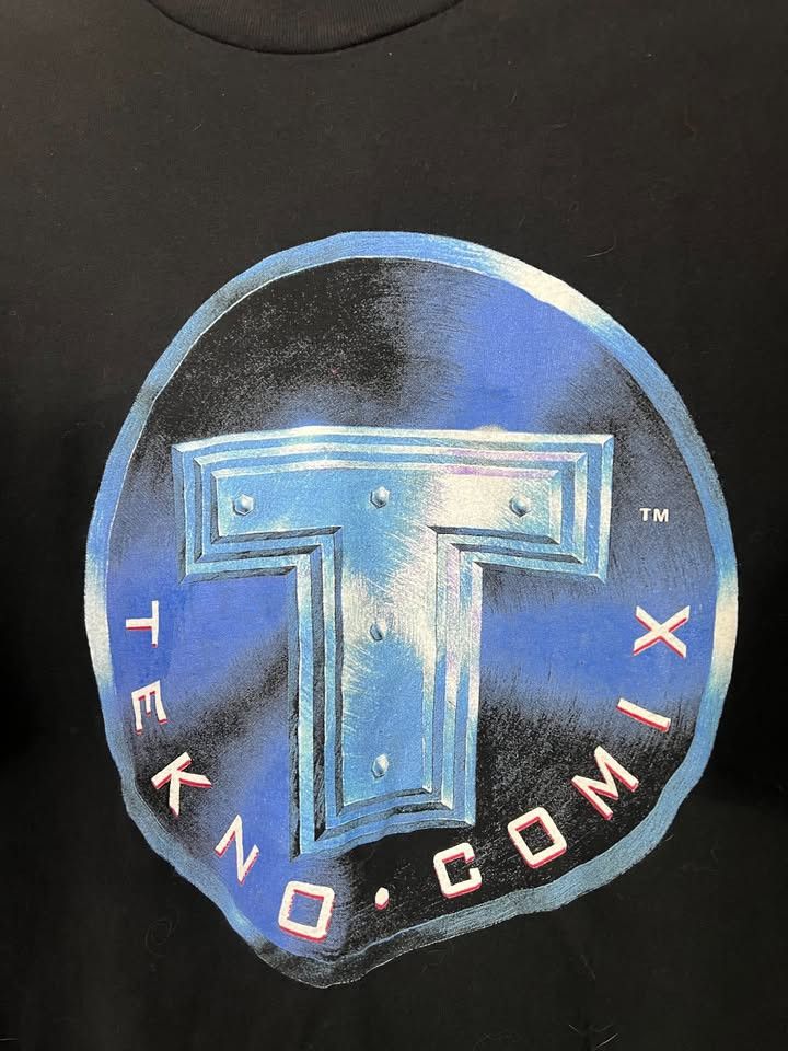 Hanes RARE Vintage 1996 TEKNO COMIX Single Stitch T-Shirt Size US XL / EU 56 / 4 - 2 Thumbnail