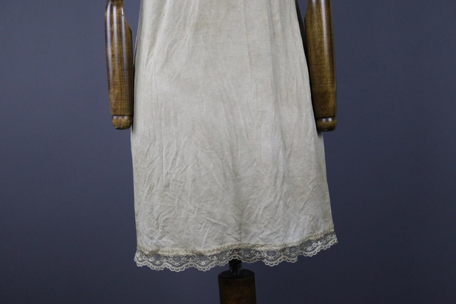 Designer Elisa Cavaletti Cream Viscose Boat Lace Trim Flip Dress Size M / US 6-8 / IT 42-44 - 8 Thumbnail