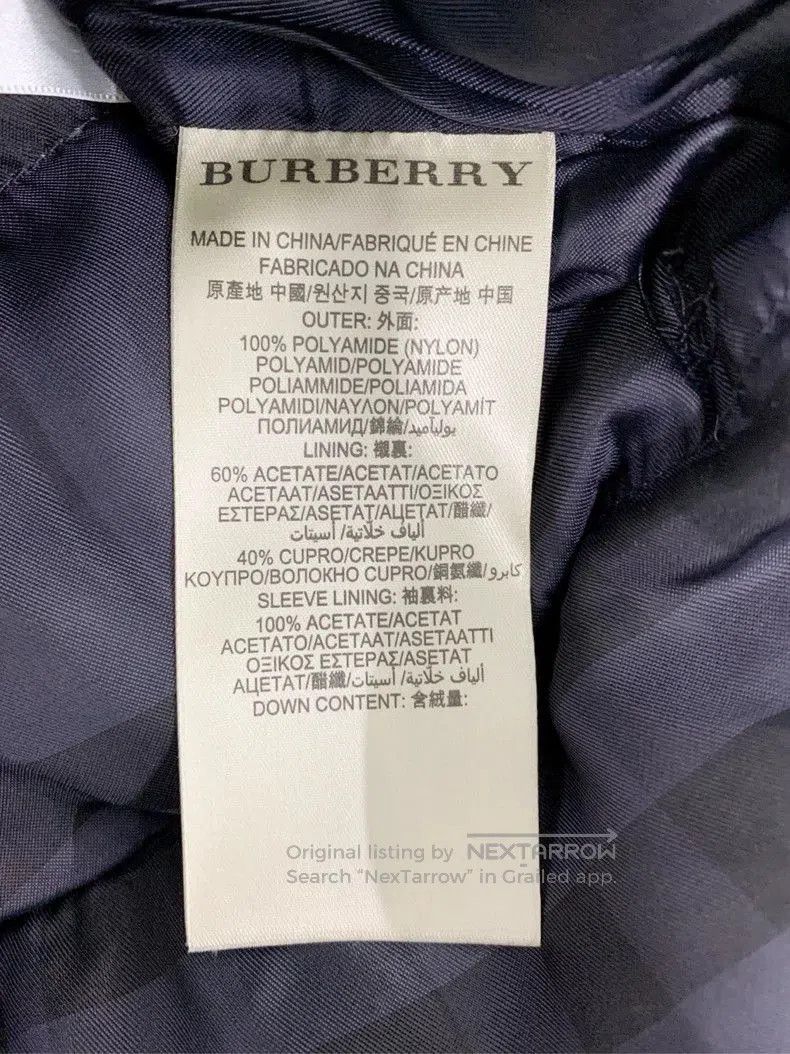 Burberry Burberry Double-Breasted Mid-Length Down Coat. Size US M / EU 48-50 / 2 - 7 Thumbnail