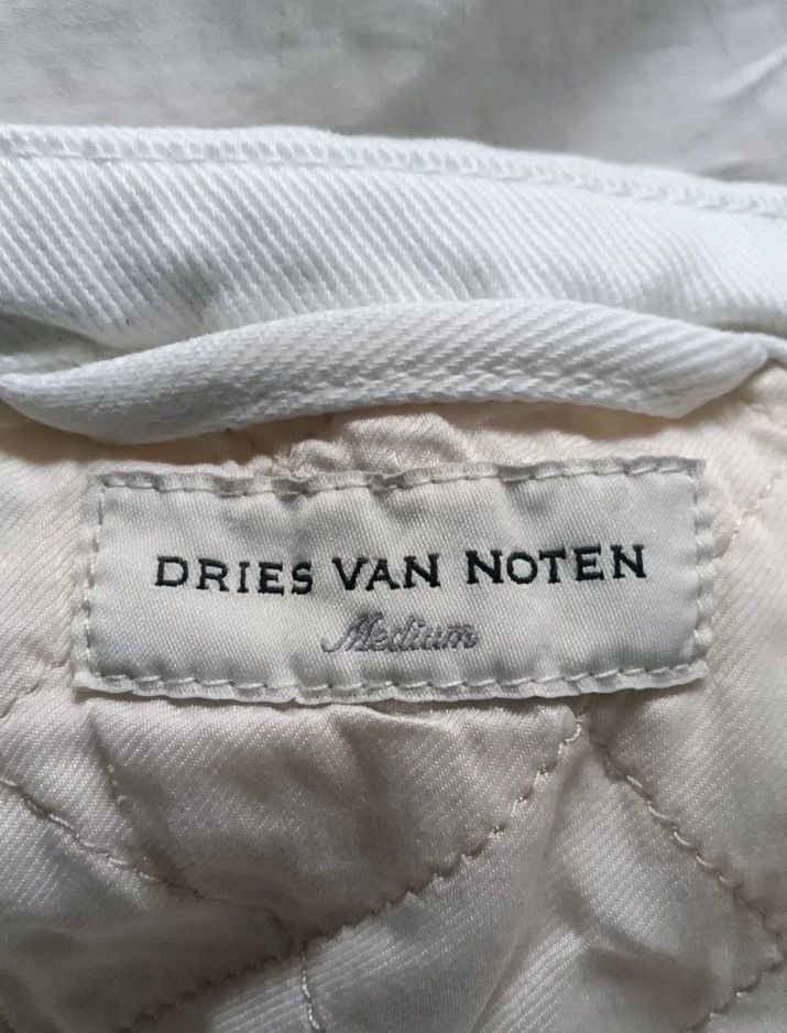 Dries Van Noten Dries van noten White denim jacket clip 2412-Nextarrow Size US M / EU 48-50 / 2 - 4 Thumbnail