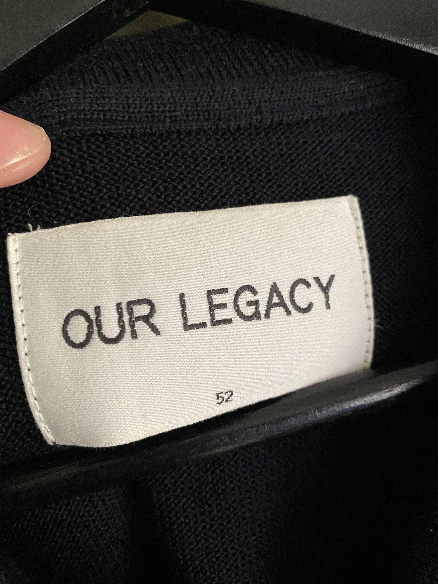 Our Legacy 100% Italian Merino Wool - Zipper Knit Size US XL / EU 56 / 4 - 7 Thumbnail
