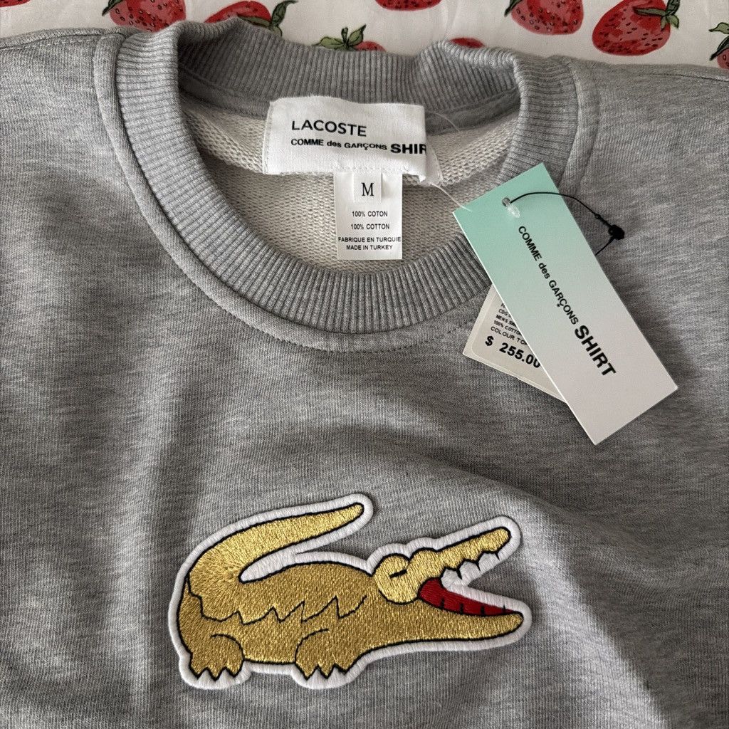 Comme des Garcons SHIRT × Lacoste Comme Des Garcons X Lacoste Sweatshirt Size US M / EU 48-50 / 2 - 2 Thumbnail