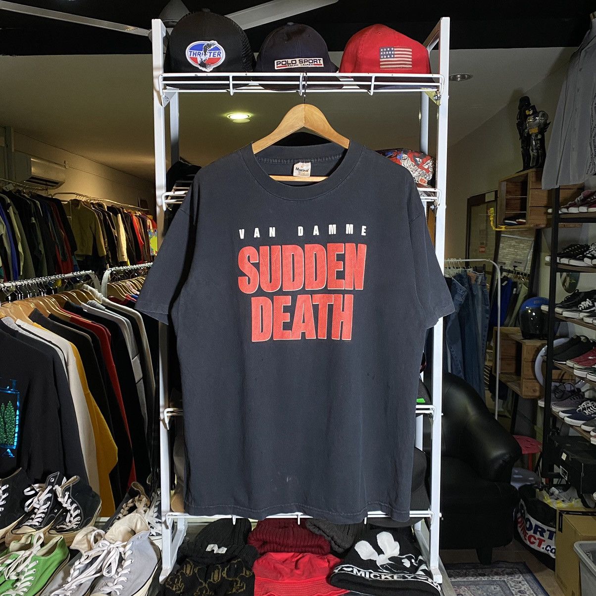 VINTAGE MOVIE‼️Sudden Death Van Damme Cinemark Theatres Tee