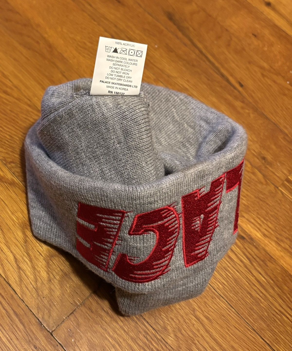 Palace Palace fast beanie light grey marl Size ONE SIZE - 4 Thumbnail