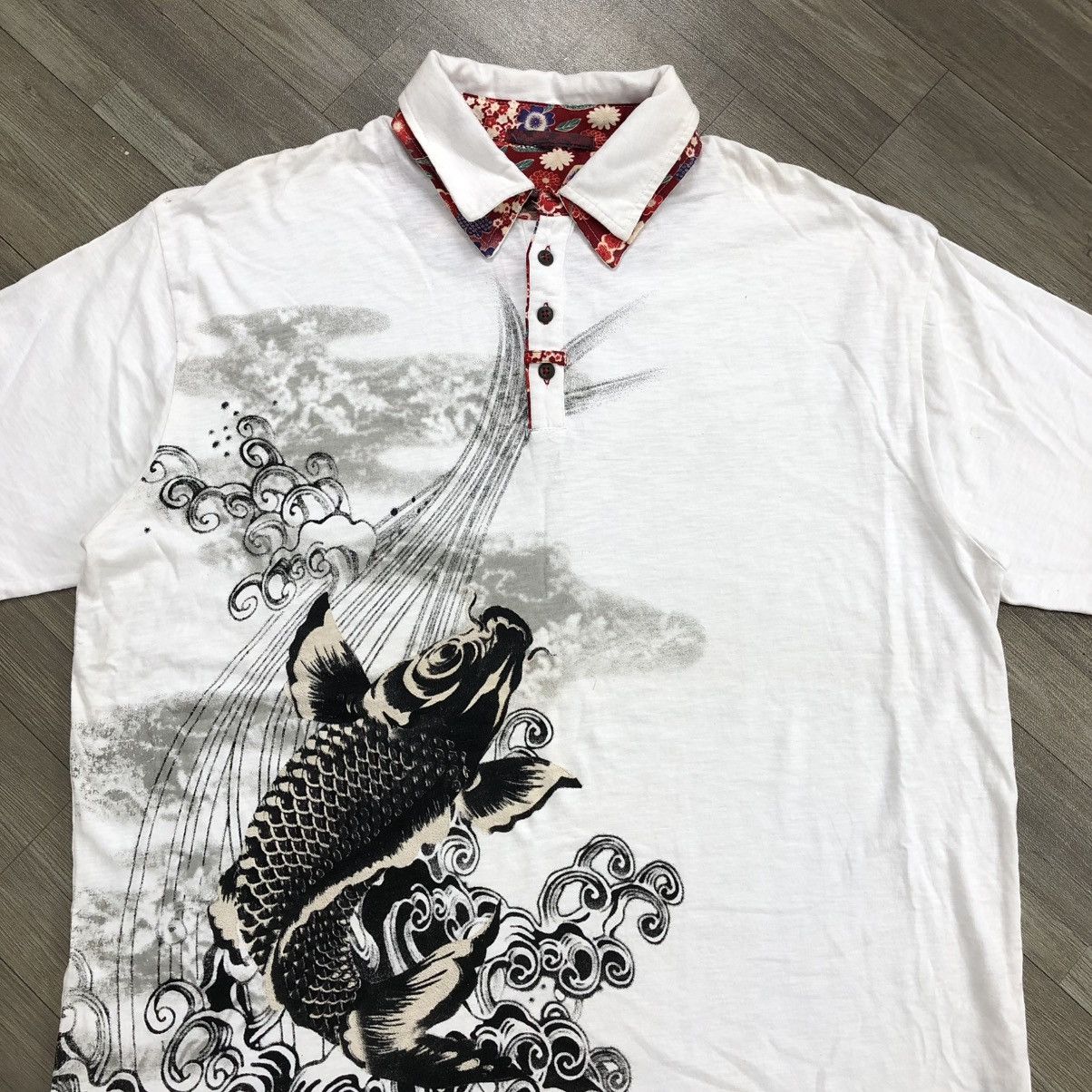 Karakuri Tamashii Vintage Traditional Karakuri Tamashii Koi Sukajan Y2K Dragon Size US XXL / EU 58 / 5 - 11 Thumbnail