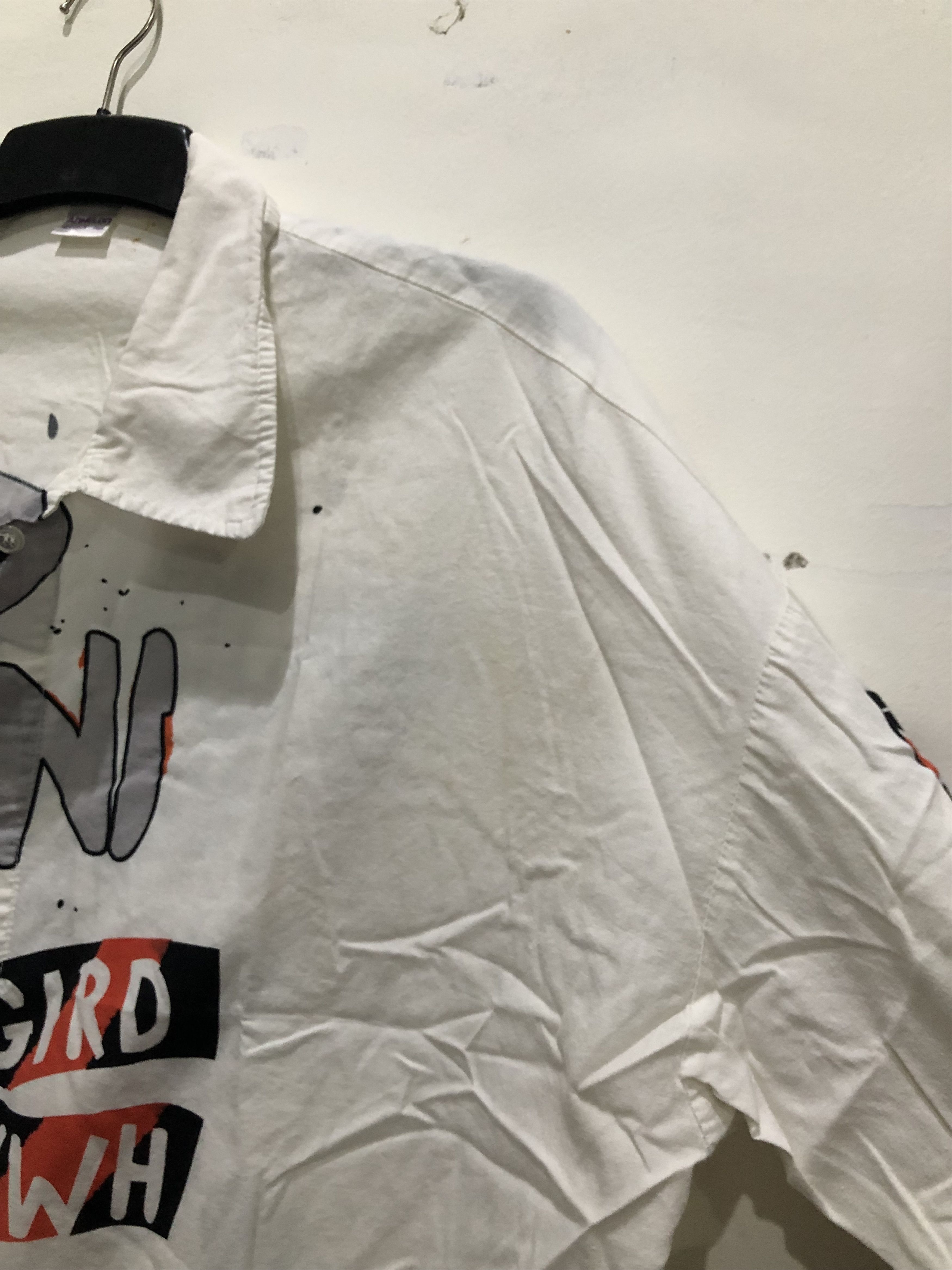 Japanese Brand Anhelon Robotic Pusst Not War Shirt Button Up Size US L / EU 52-54 / 3 - 4 Thumbnail