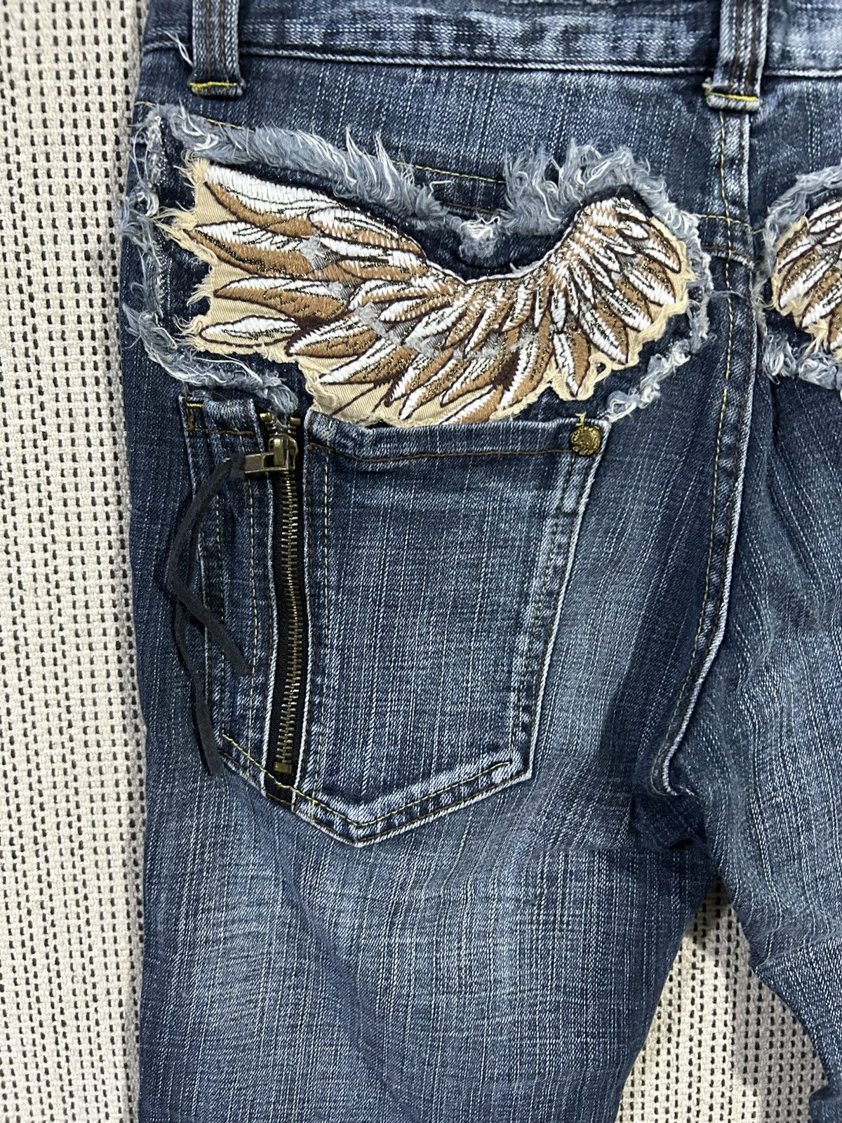 Seditionaries Oririn jean flared denim rare pattern Size US 30 / EU 46 - 6 Thumbnail