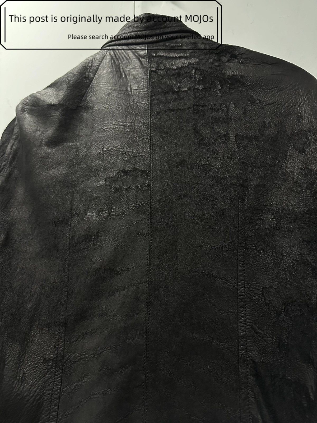 Rick Owens Sz 46 Rick Owens Distressed Suede Cross Zip Biker Jacket Size US S / EU 44-46 / 1 - 4 Thumbnail