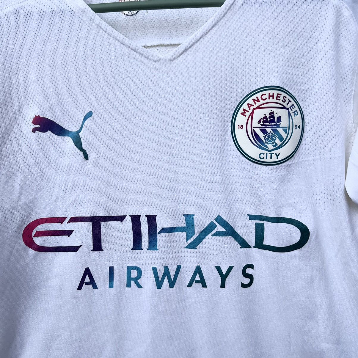 Puma Puma 2021 2022 Manchester City soccer jersey Size US S / EU 44-46 / 1 - 5 Thumbnail