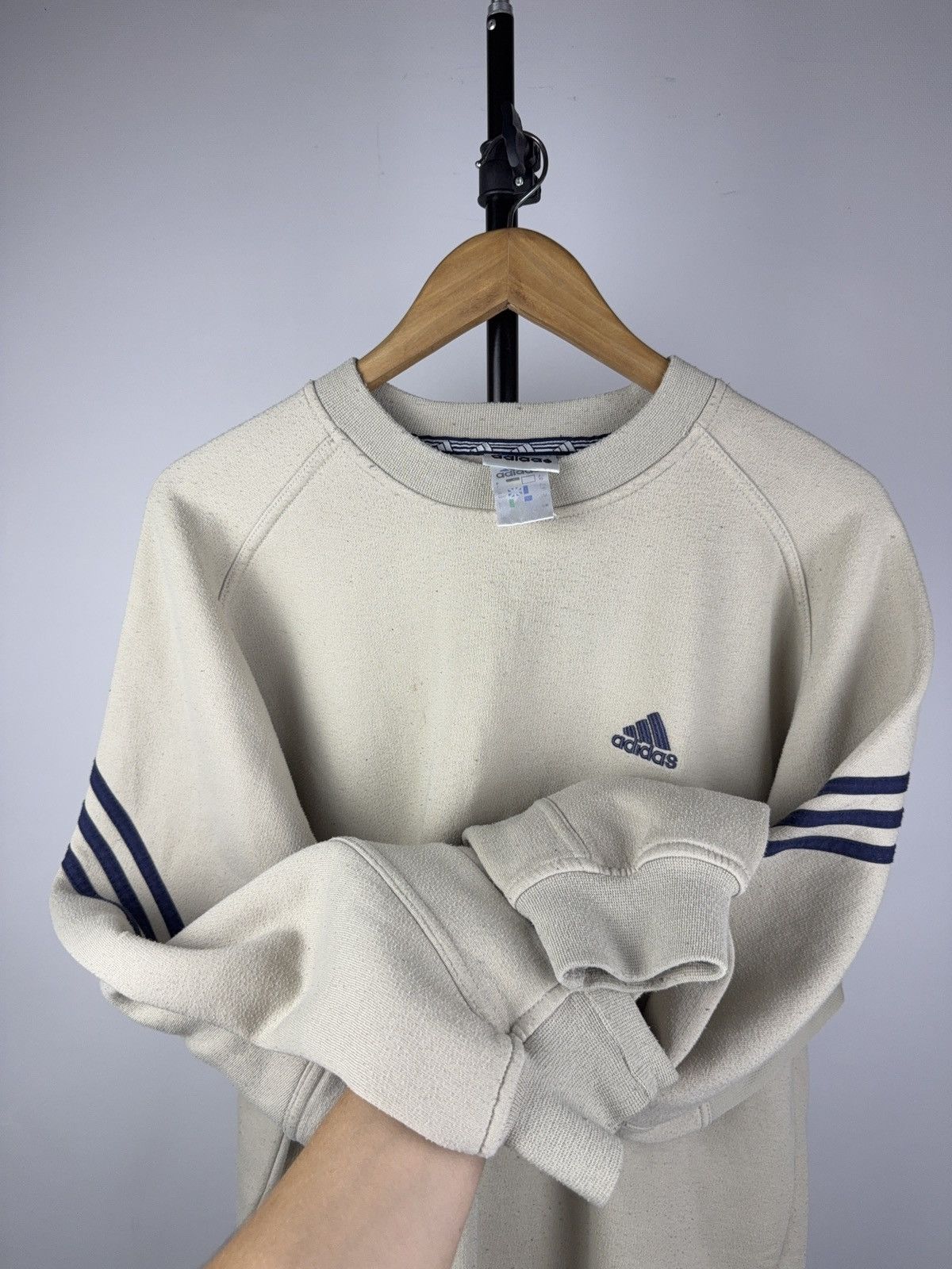 Adidas Vintage 90s Retro y2k Oversize Adidas Sweatshirt Size US L / EU 52-54 / 3 - 15 Thumbnail